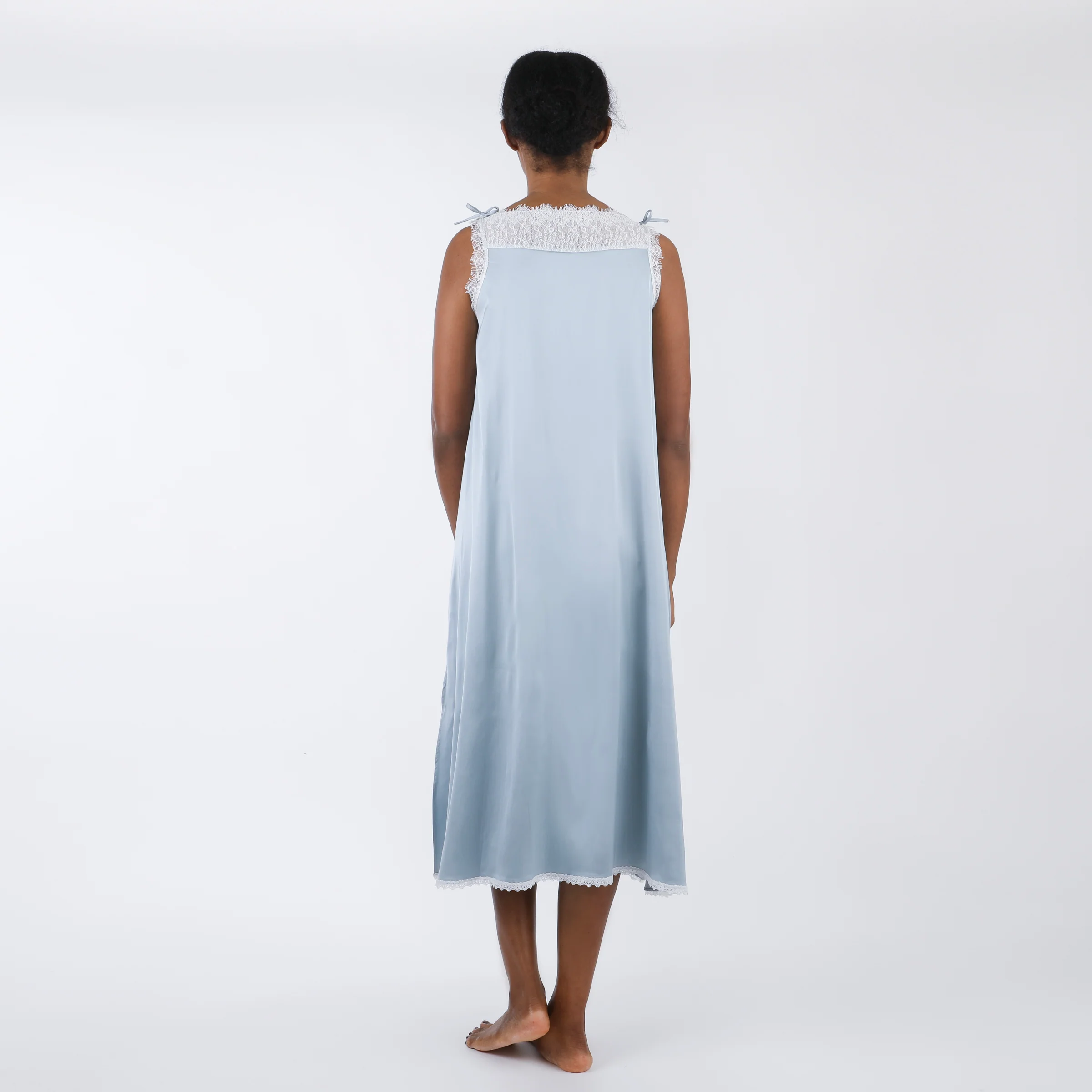 CHLOE LACE & SATIN NIGHTGOWN - Image 5