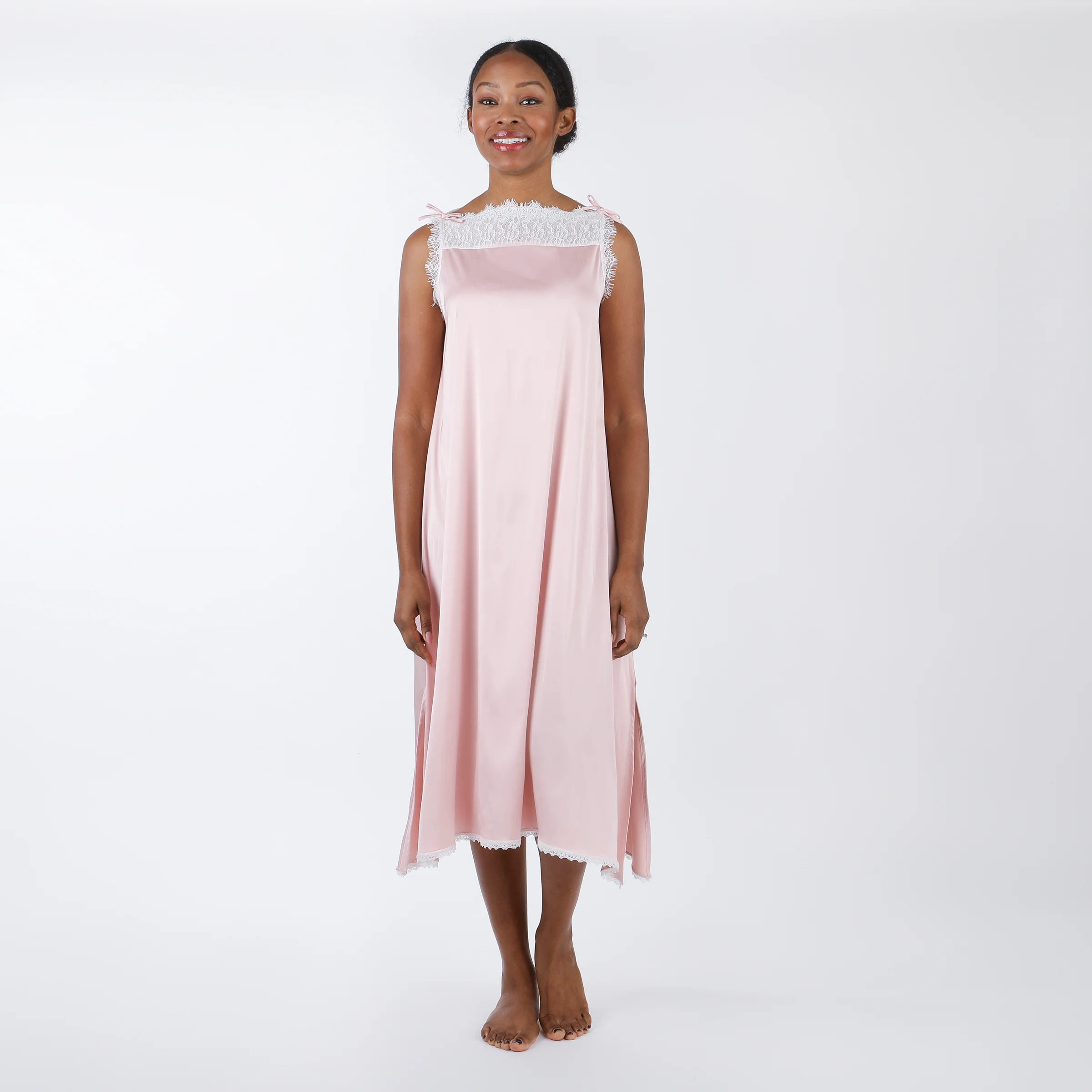 CHLOE LACE & SATIN NIGHTGOWN - Image 7
