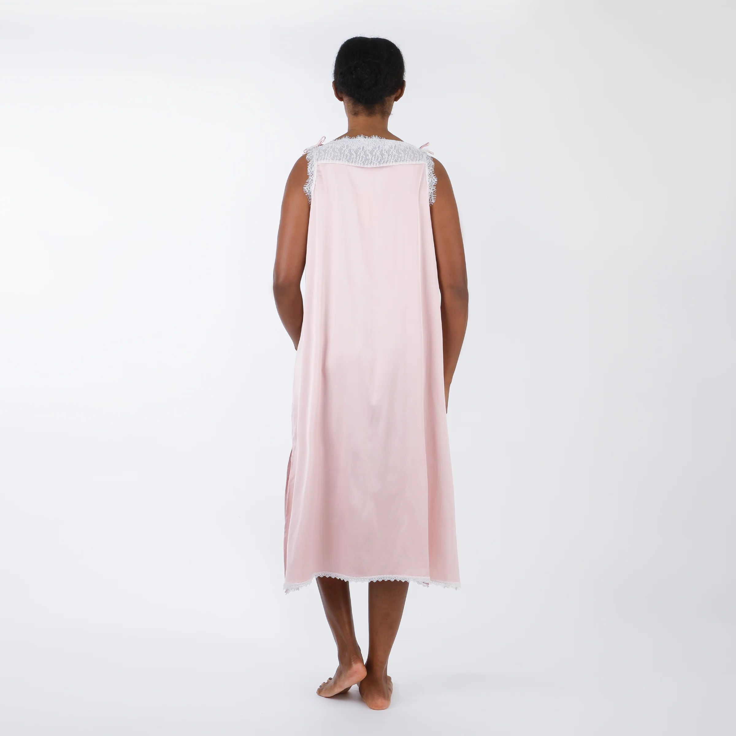 CHLOE LACE & SATIN NIGHTGOWN - Image 8