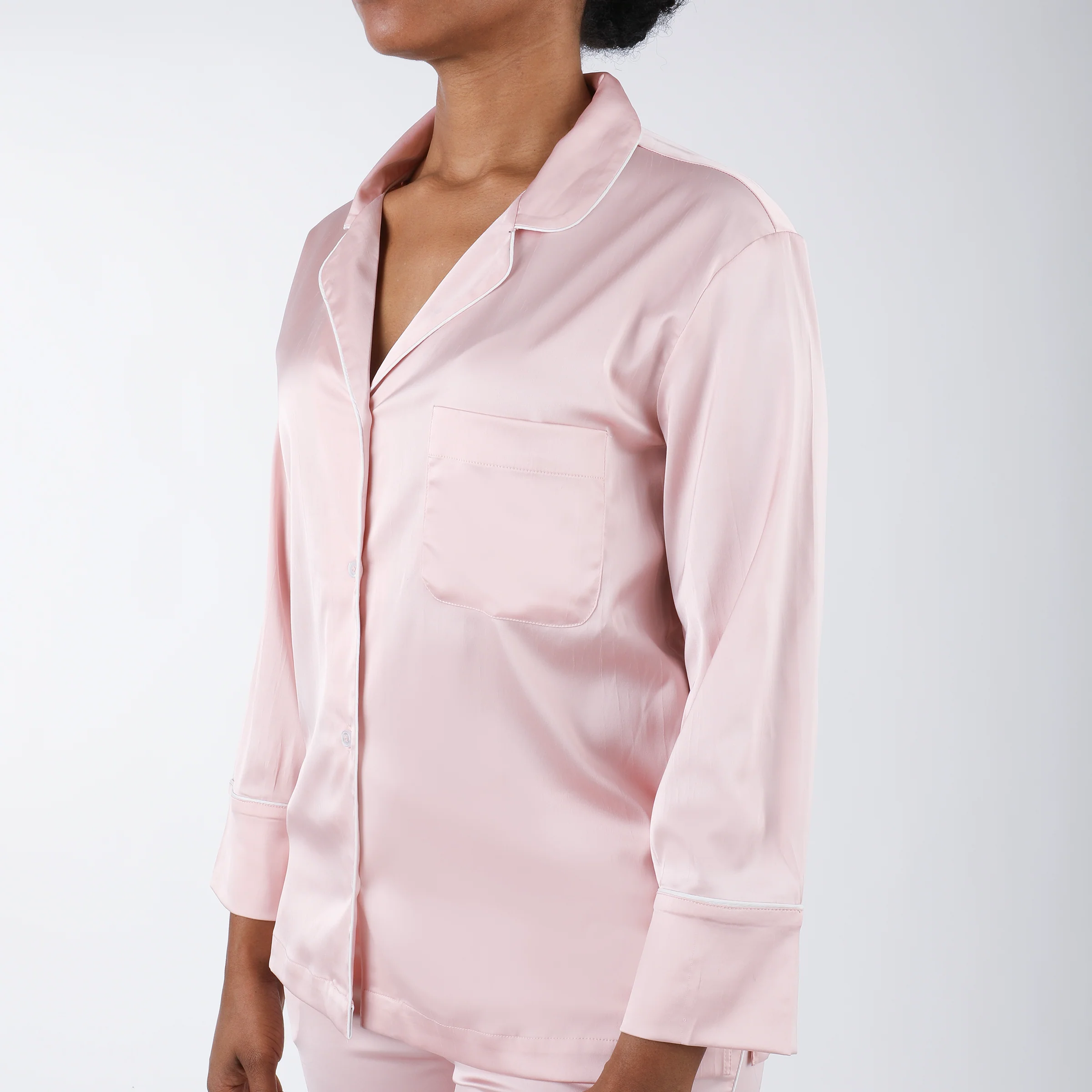 CLASSIC CHLOE SATIN PAJAMAS - Image 3