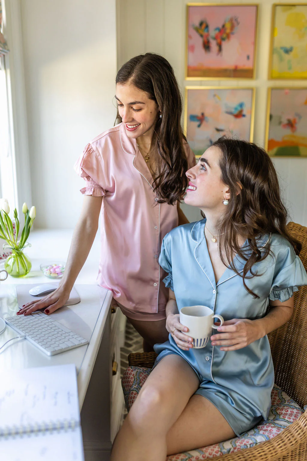 CLASSIC CHLOE SATIN SHORT PAJAMAS - Image 13