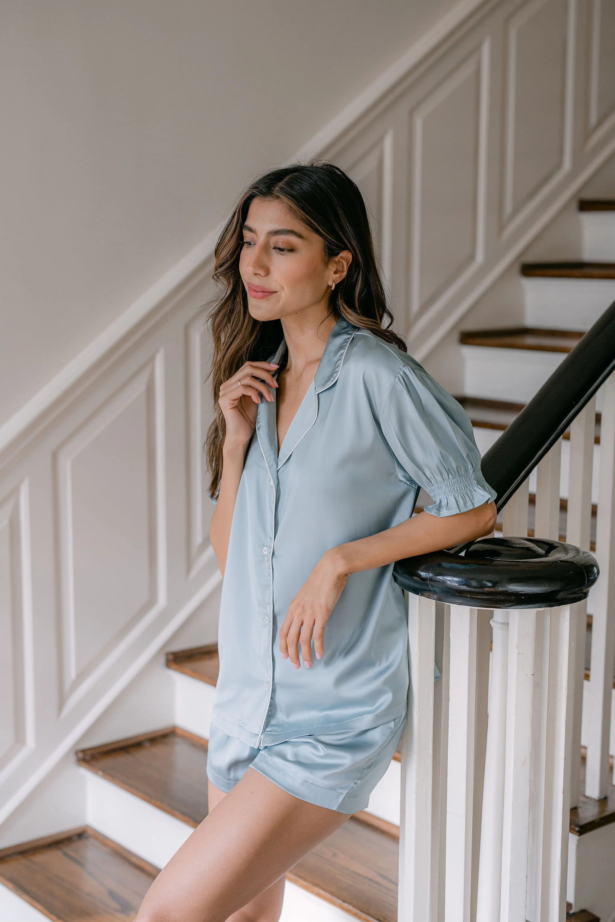 CLASSIC CHLOE SATIN SHORT PAJAMAS - Image 19