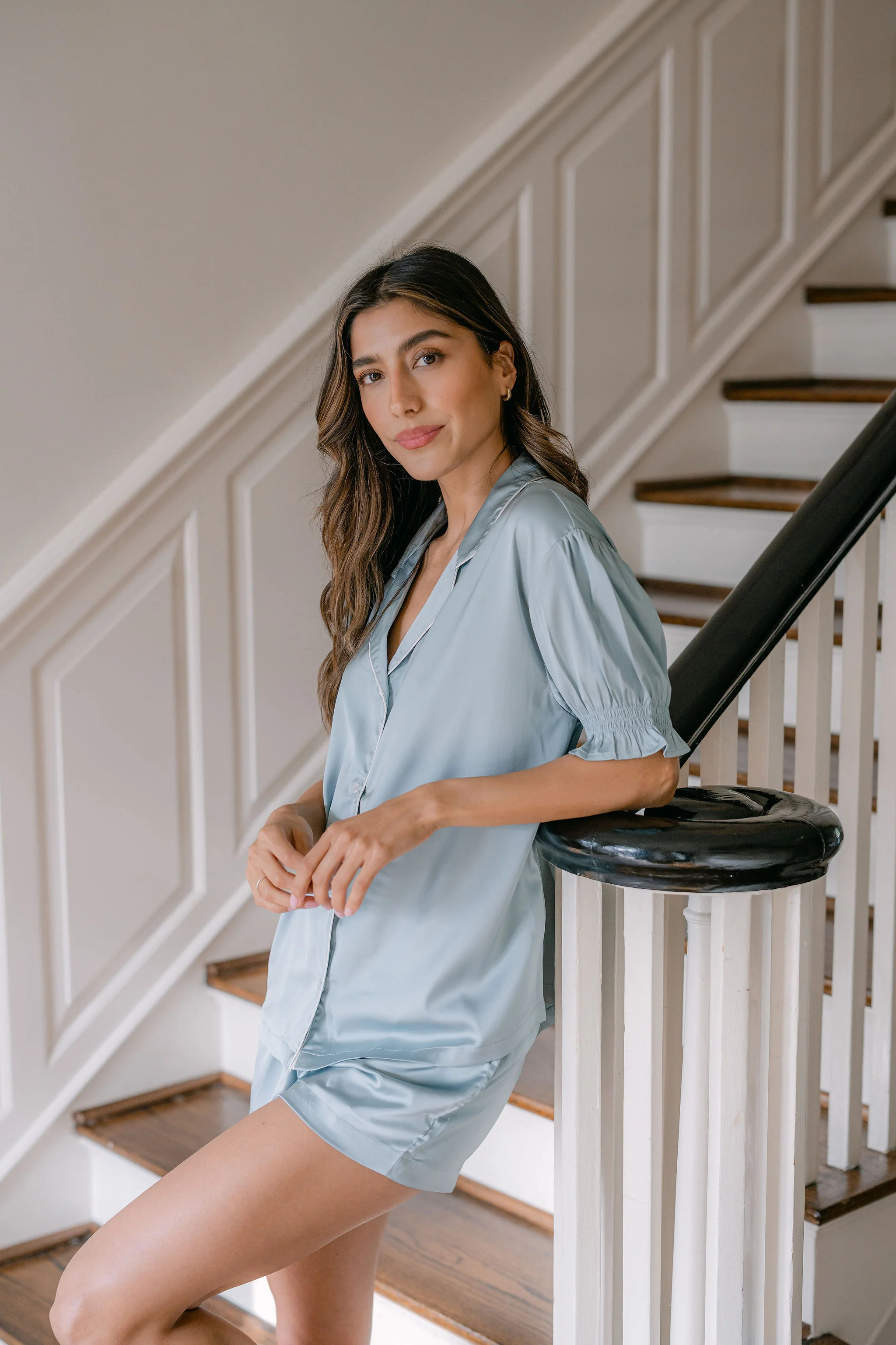 CLASSIC CHLOE SATIN SHORT PAJAMAS - Image 20