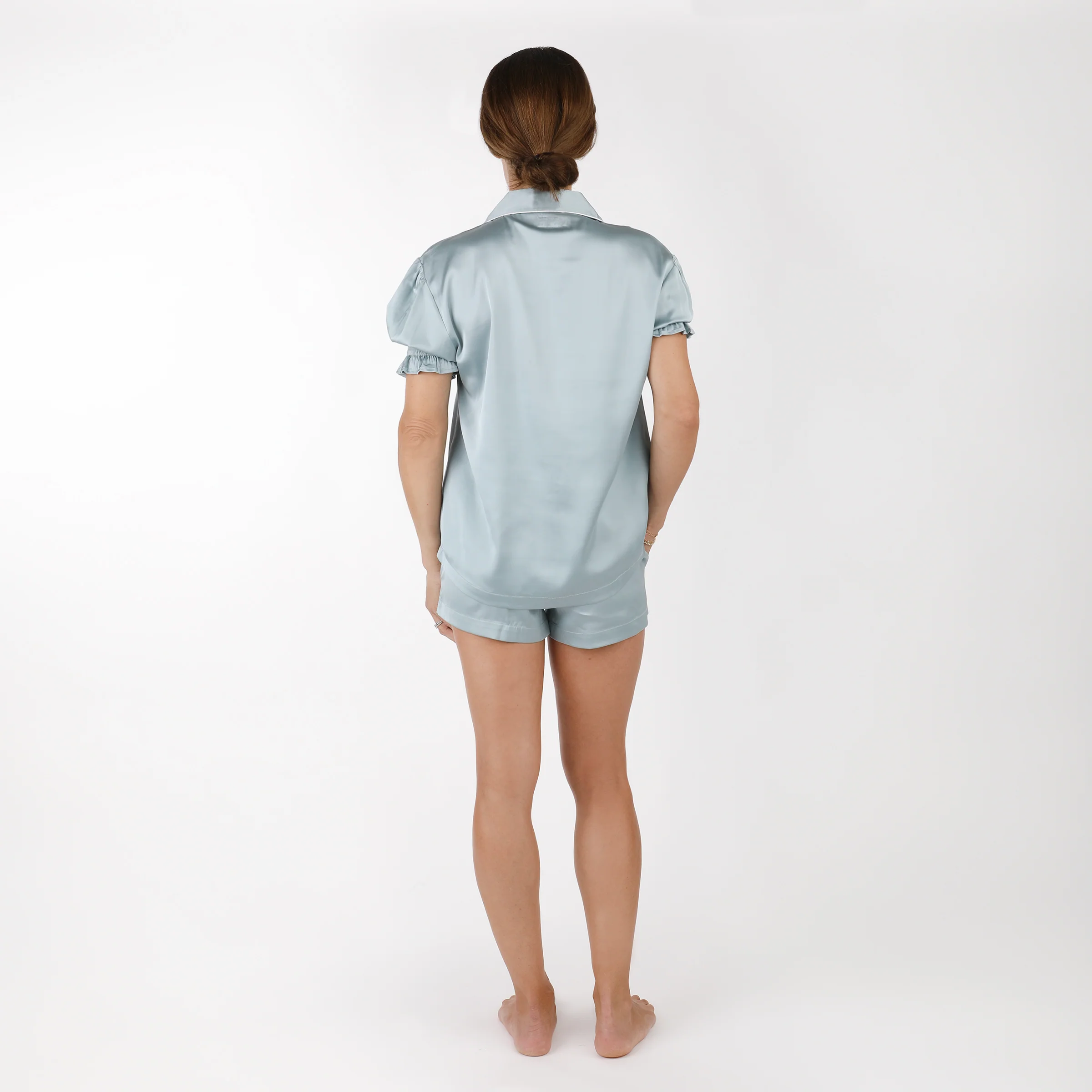 CLASSIC CHLOE SATIN SHORT PAJAMAS - Image 8