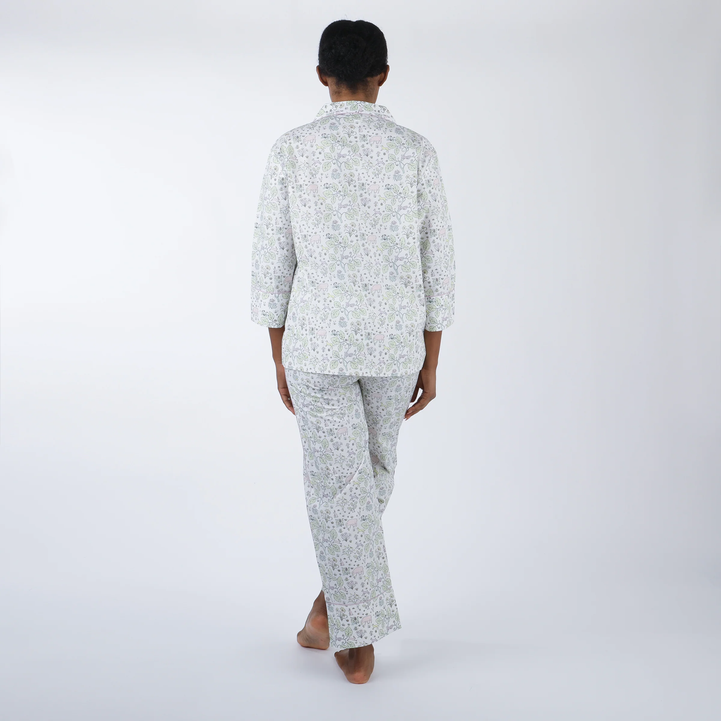 CLASSIC COTTON PAJAMAS IN EMMIE FLORAL - Image 3