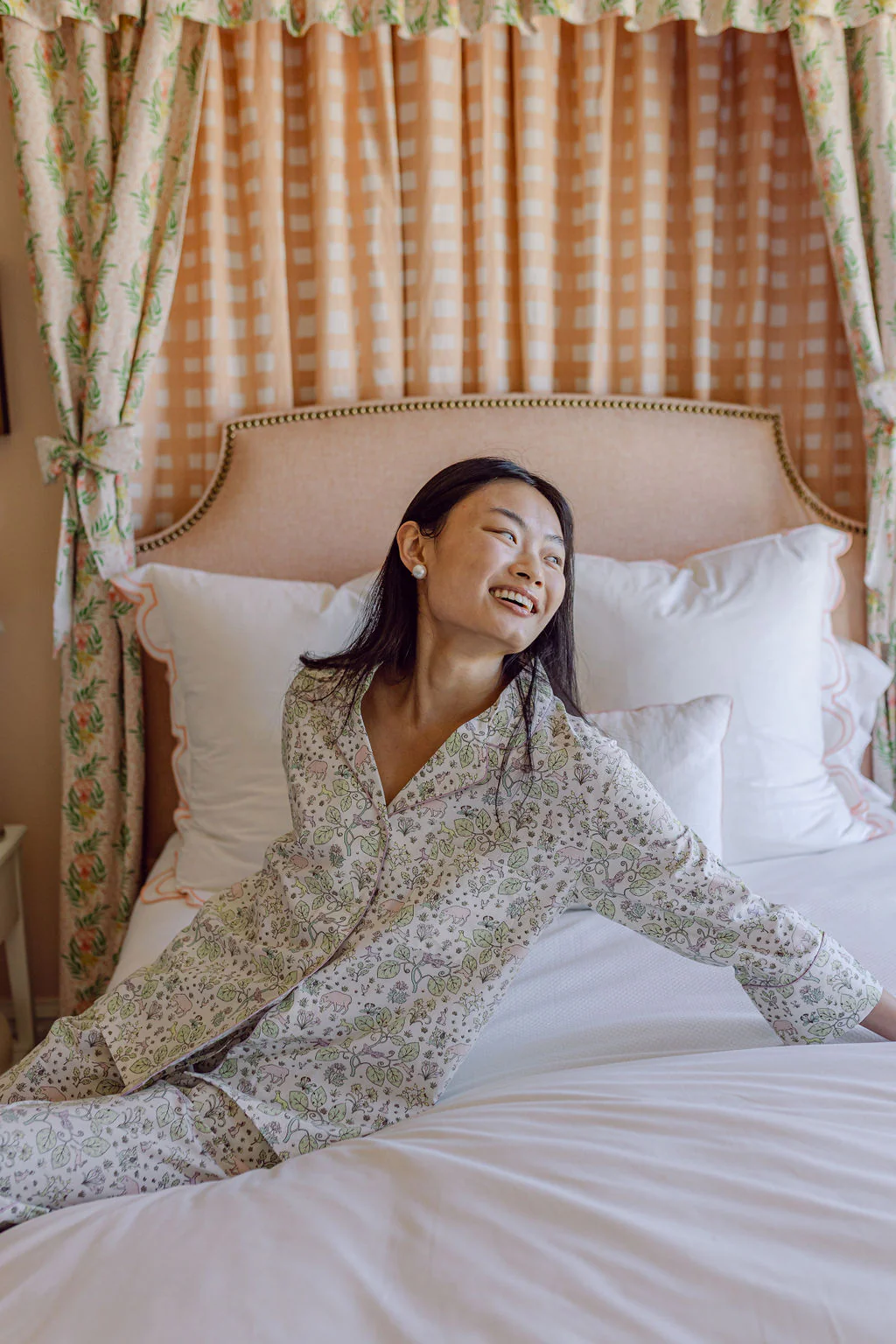CLASSIC COTTON PAJAMAS IN EMMIE FLORAL - Image 5