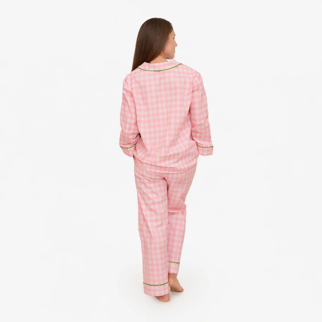 CLASSIC GINGHAM CHECK PAJAMAS W/ RIC RAK TRIM - Image 23