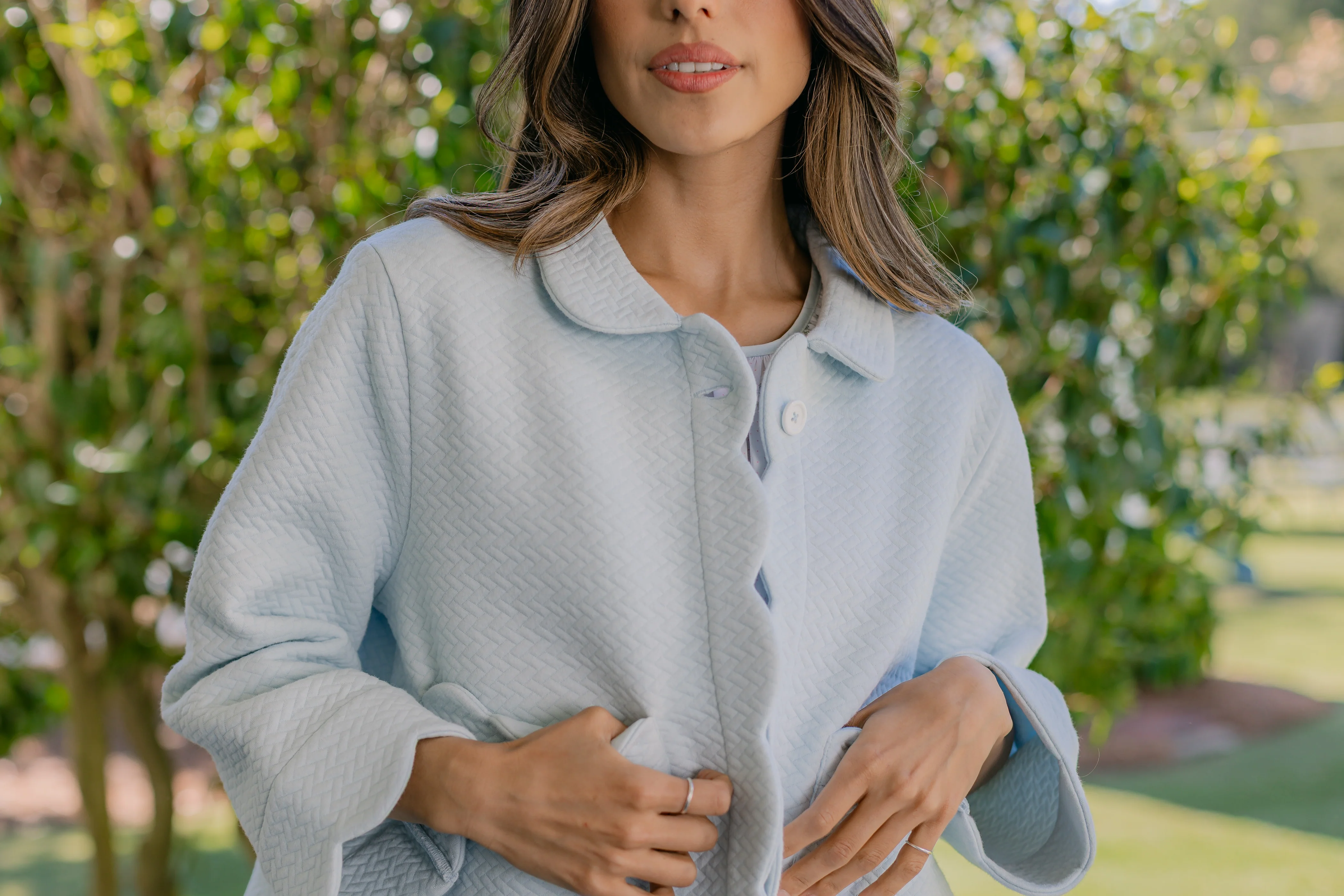 QUILTED BED JACKET - Image 6