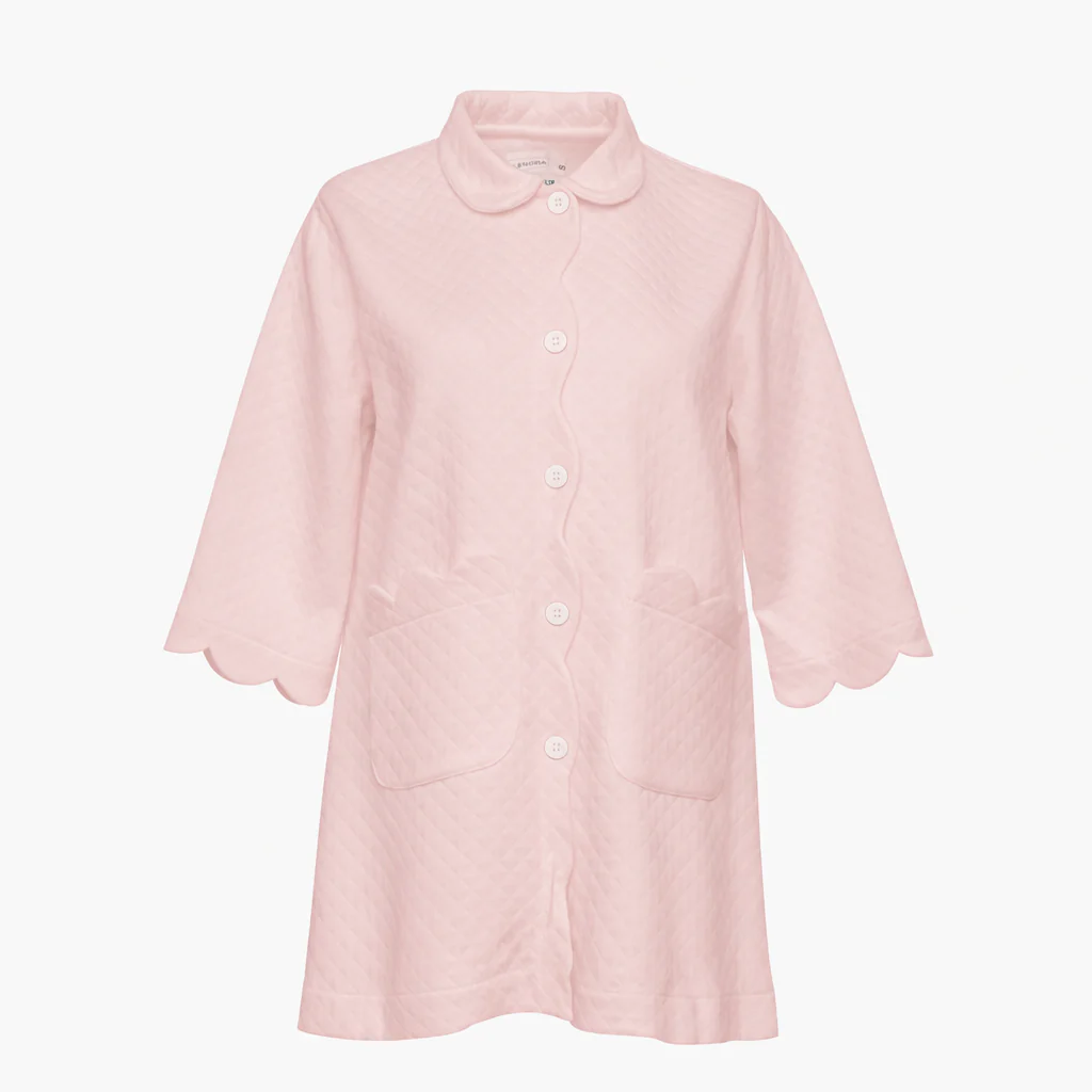 QUILTED BUTTON FRONT ROBE - Image 2