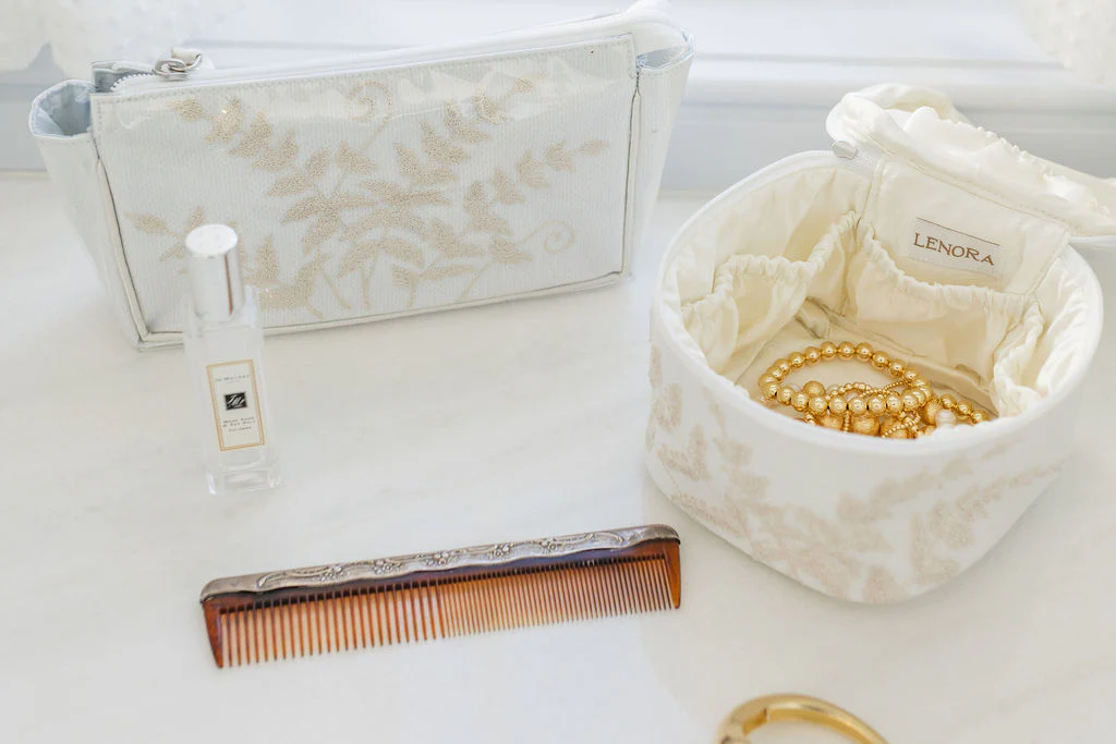 FERN SMALL MAKEUP BAG - IVORY - Image 5
