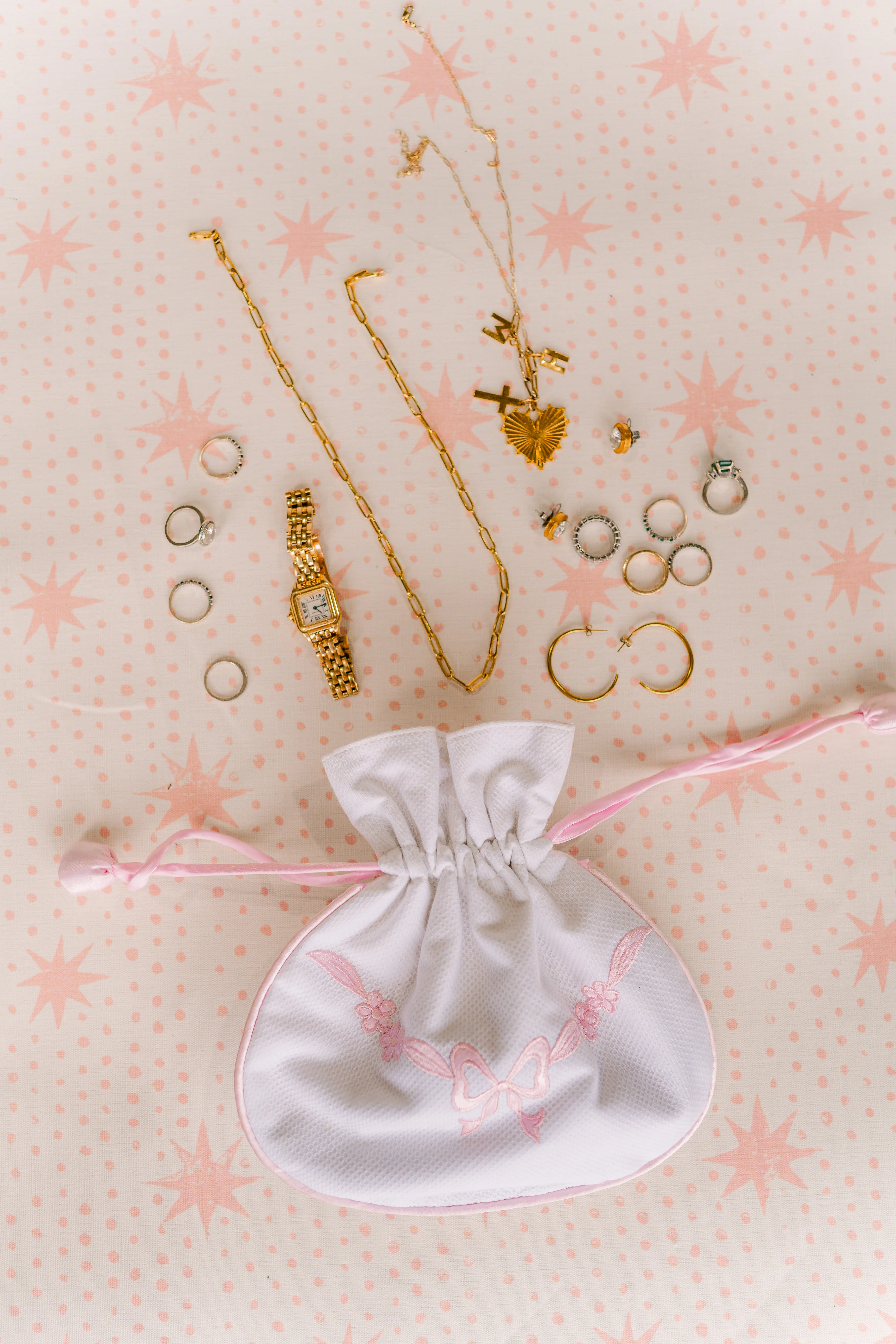 FLORAL BOW JEWELRY POUCH - Image 5