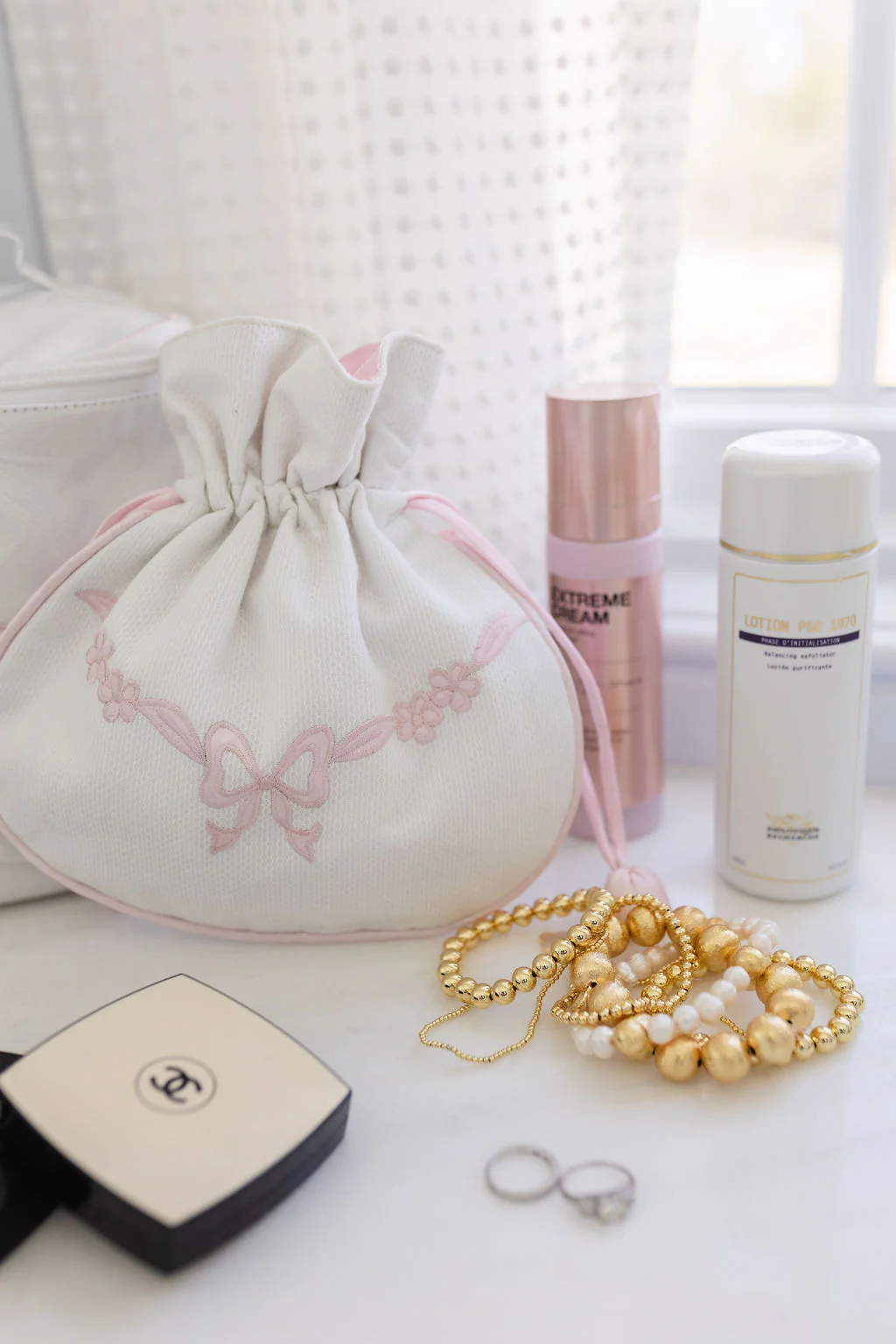 FLORAL BOW JEWELRY POUCH - Image 6