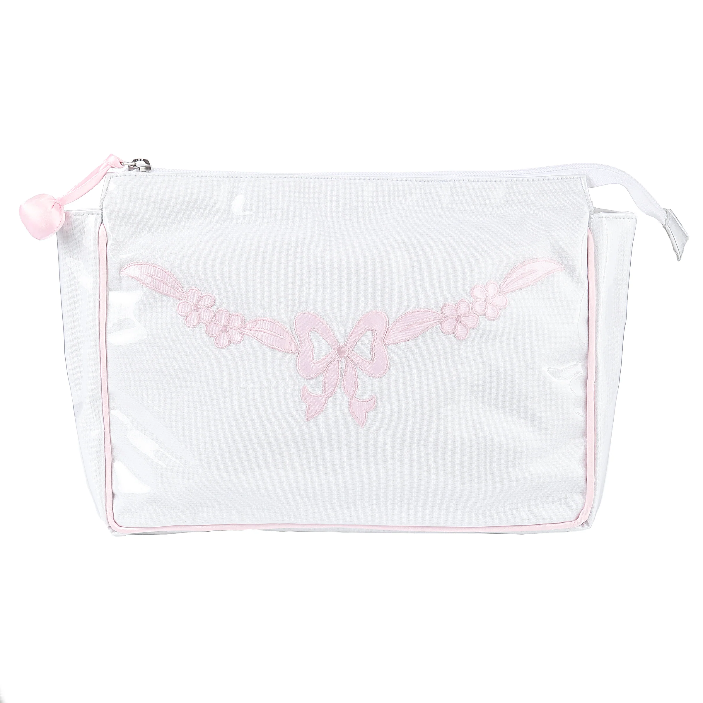FLORAL BOW LARGE MAKEUP BAG - Image 3