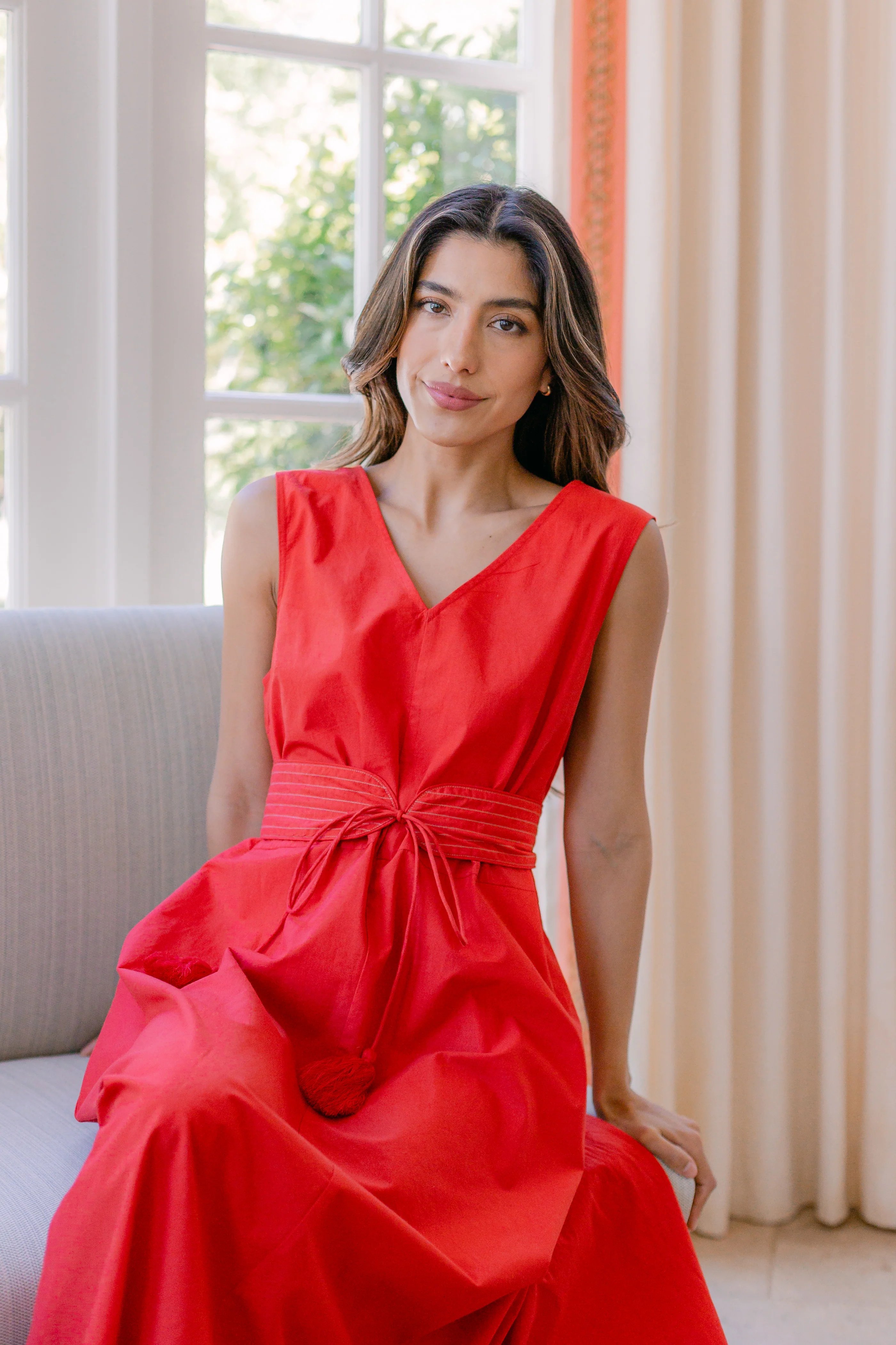 FLORENCE TANK BELTED DRESS - Image 10
