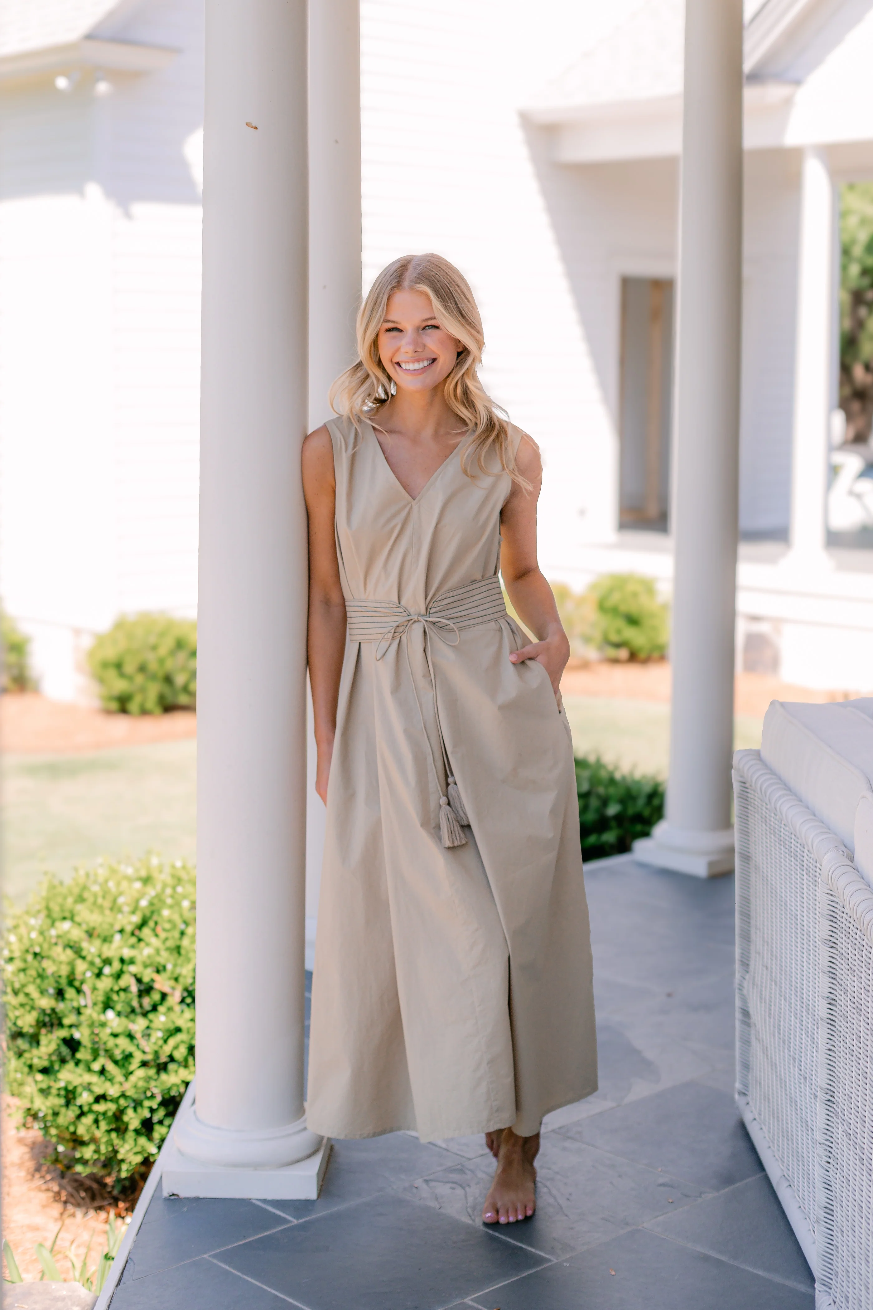 FLORENCE TANK BELTED DRESS - Image 4
