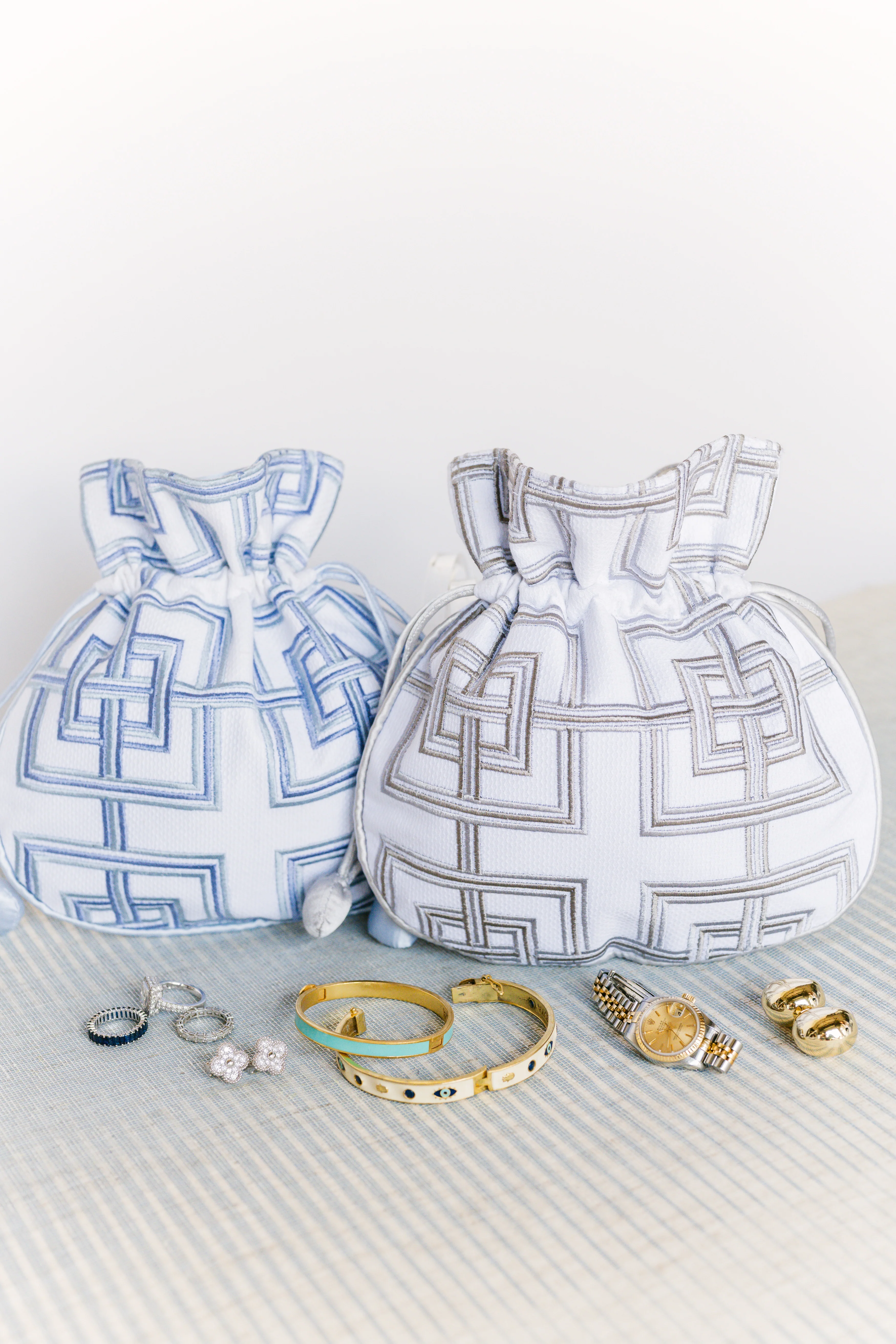 Geometric Jewelry Pouch - Image 3