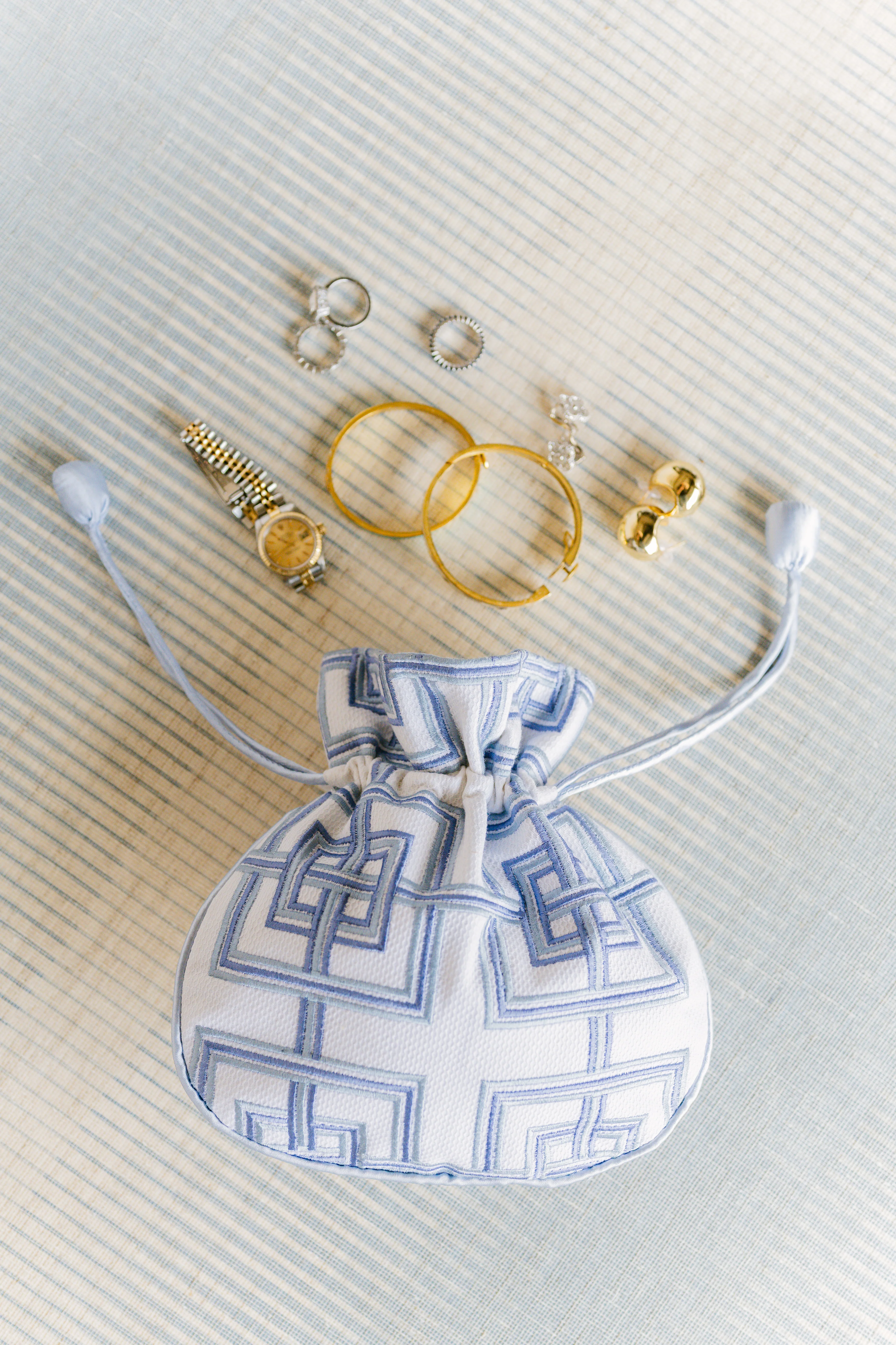 Geometric Jewelry Pouch - Image 4