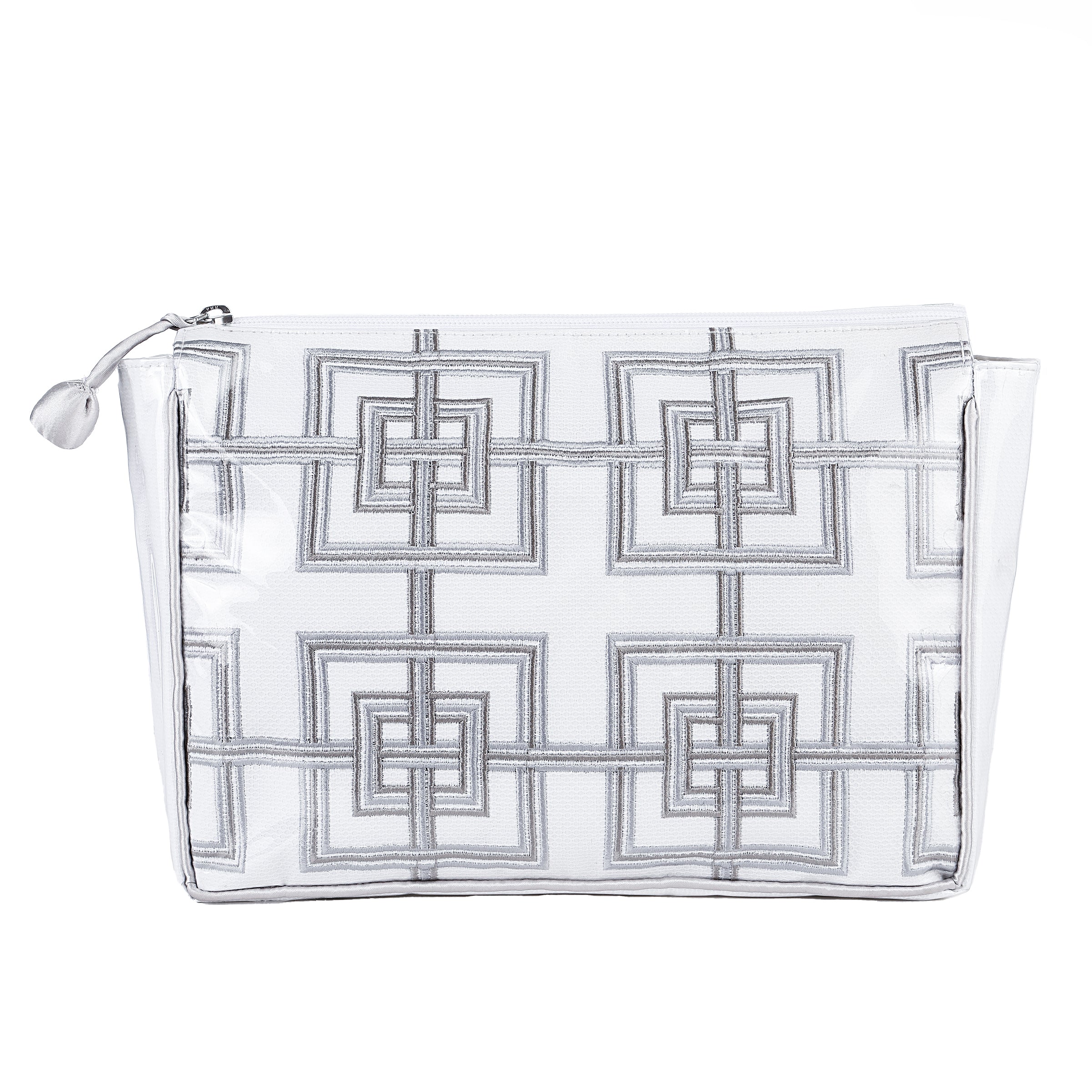 GEOMETRIC LARGE MAKEUP BAG - Image 2
