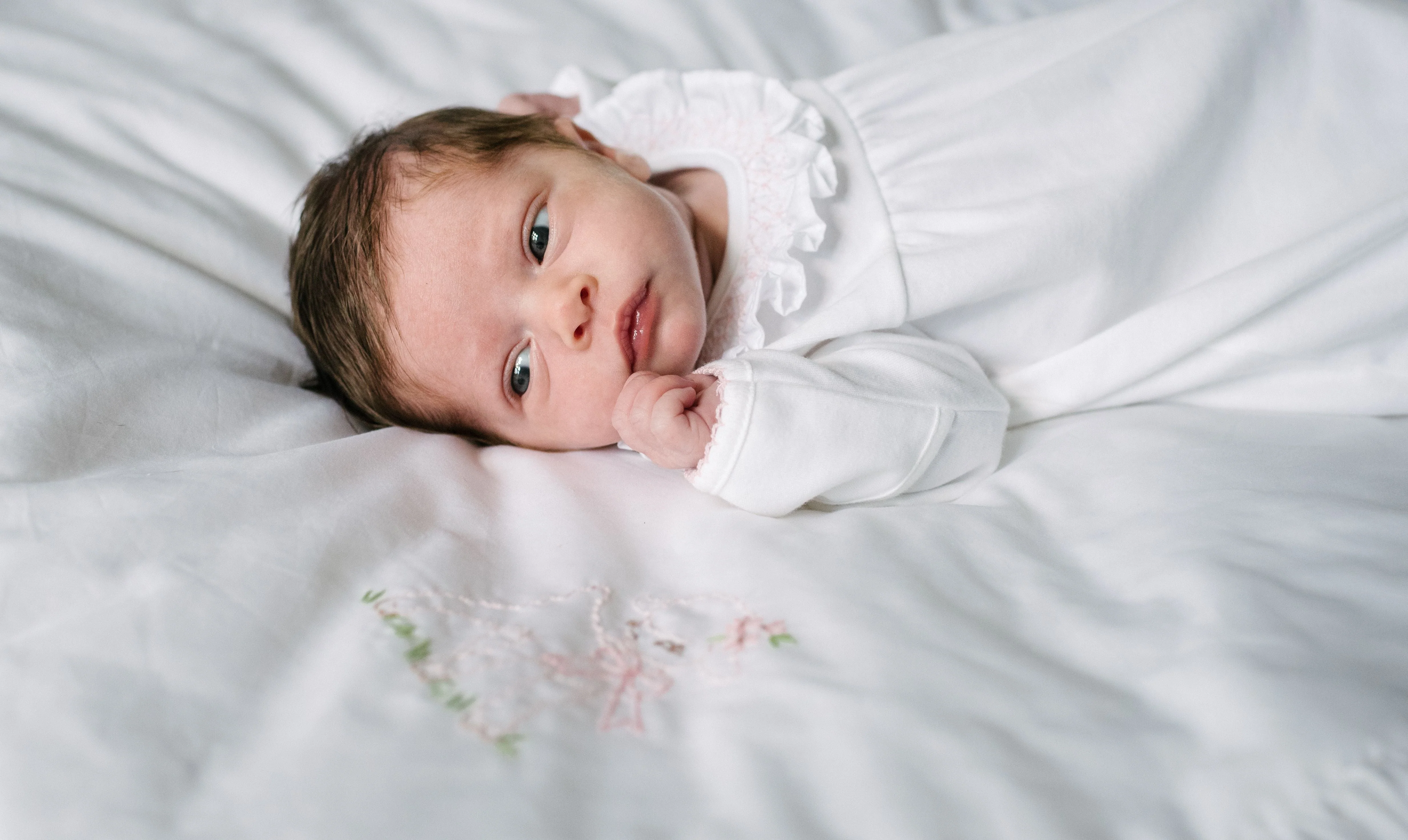BABY LAMB & BEE COTTON STROLLER BLANKET - Image 3