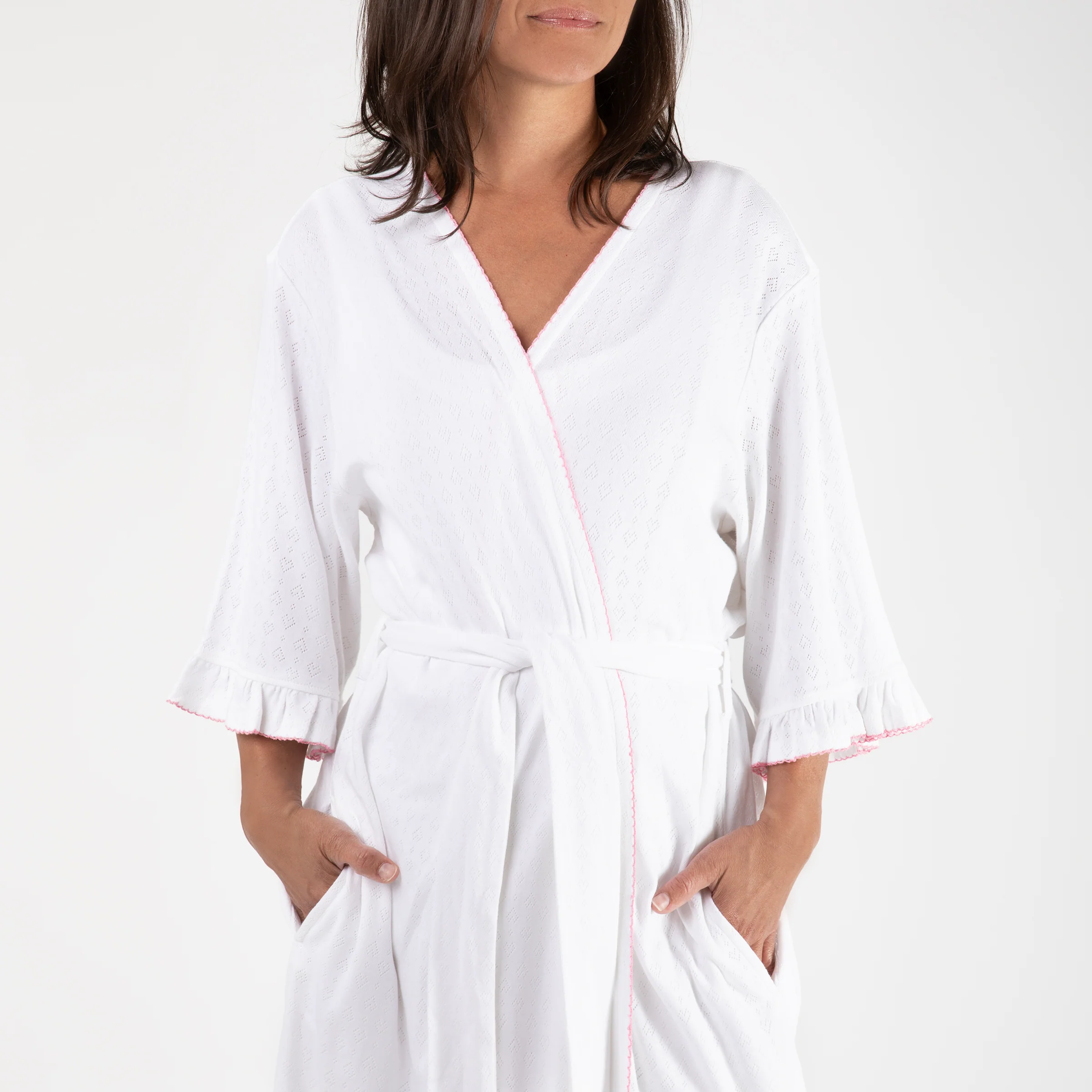 LIZA POINTELLE COTTON ROBE - Image 6