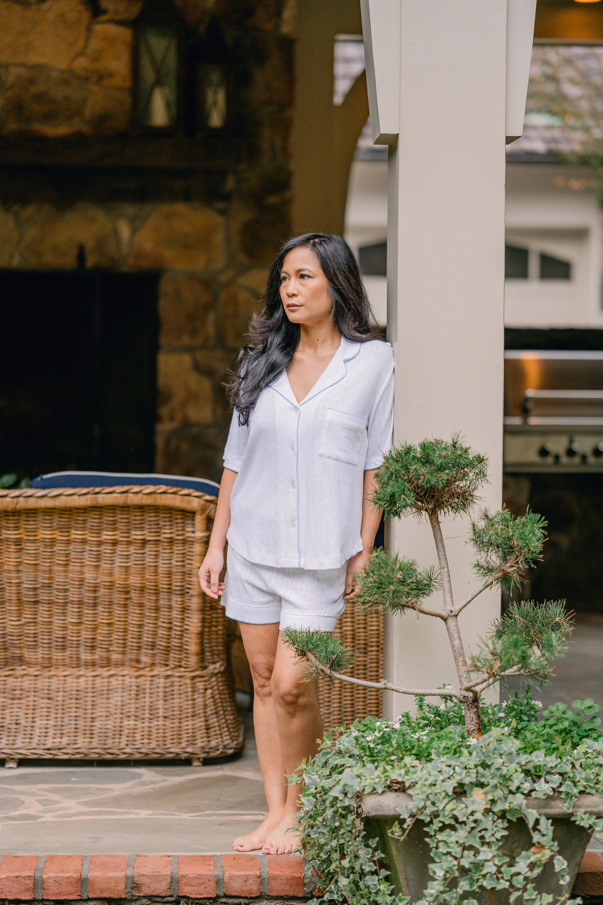 LIZA POINTELLE COTTON SHORT PAJAMAS - Image 13