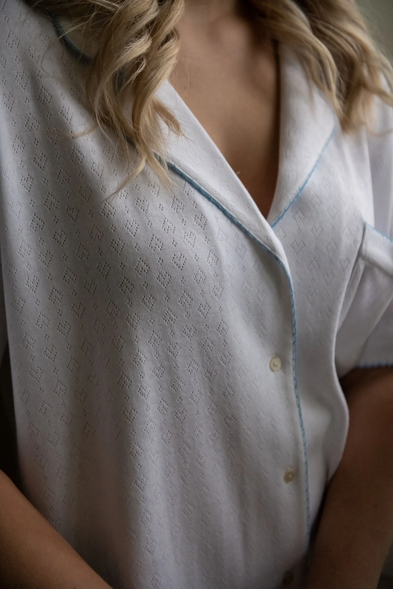 LIZA POINTELLE COTTON SHORT PAJAMAS - Image 9