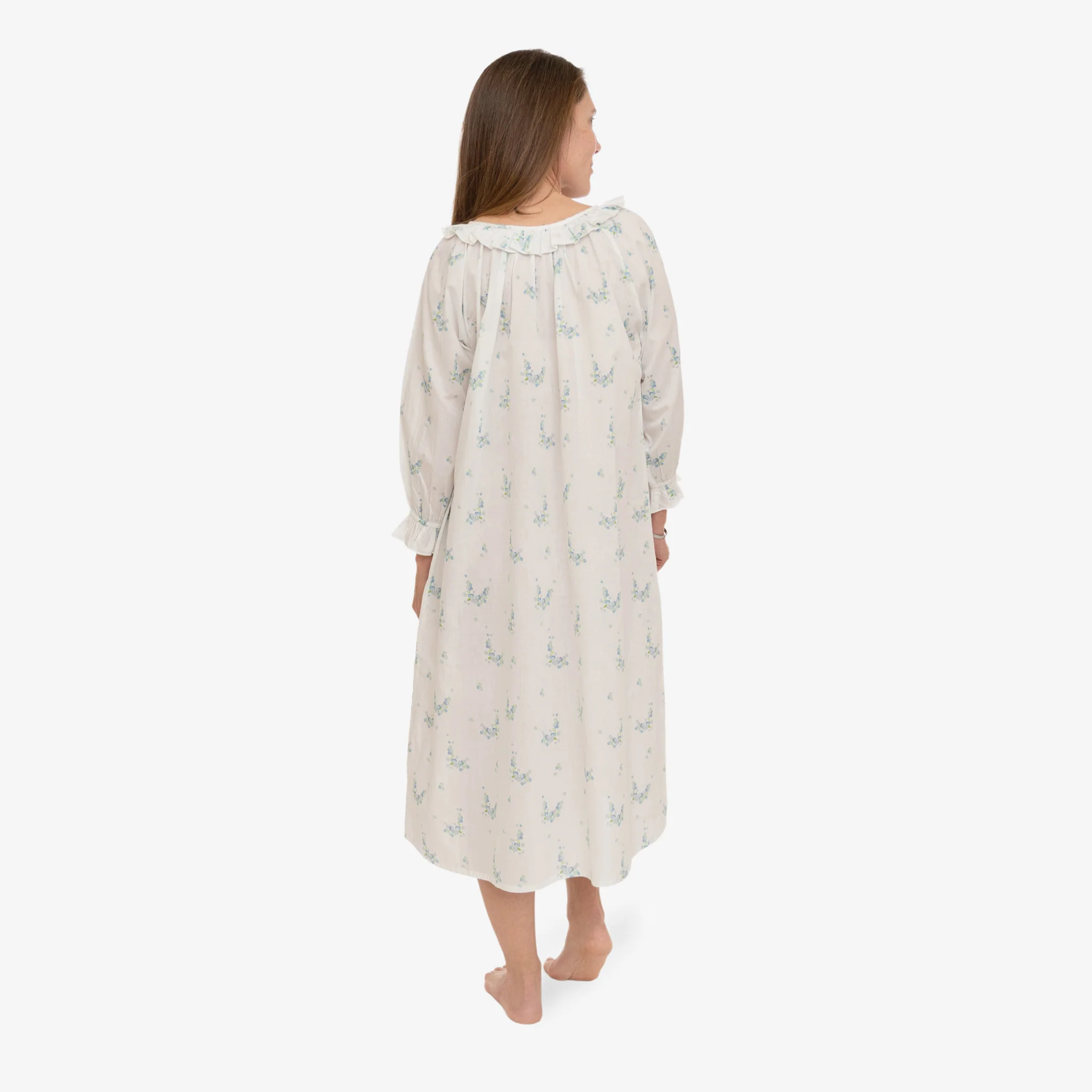 LUCY RUFFLE LONG SLEEVE NIGHTGOWN - Image 18