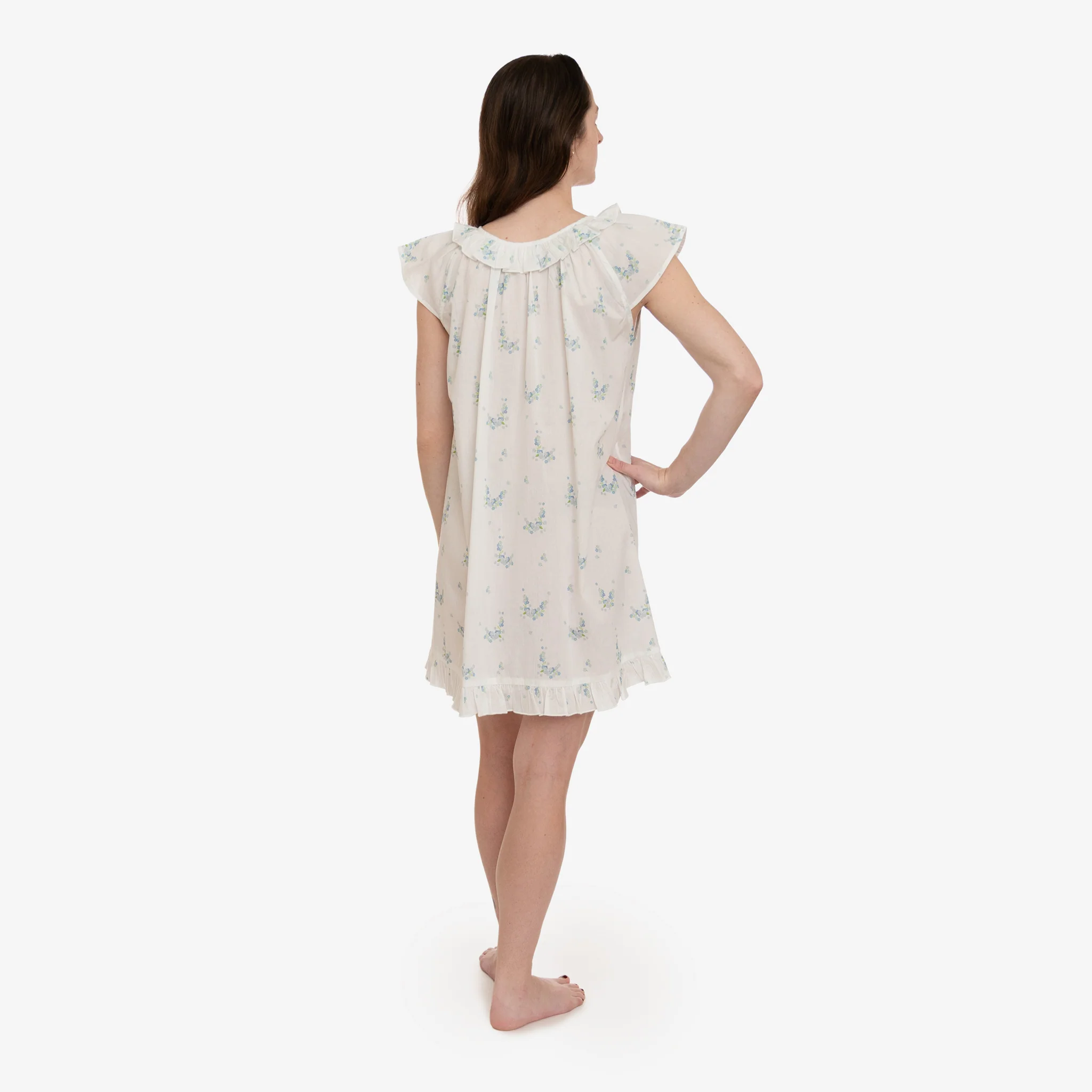 LUCY RUFFLE SHORT NIGHTGOWN - Image 10