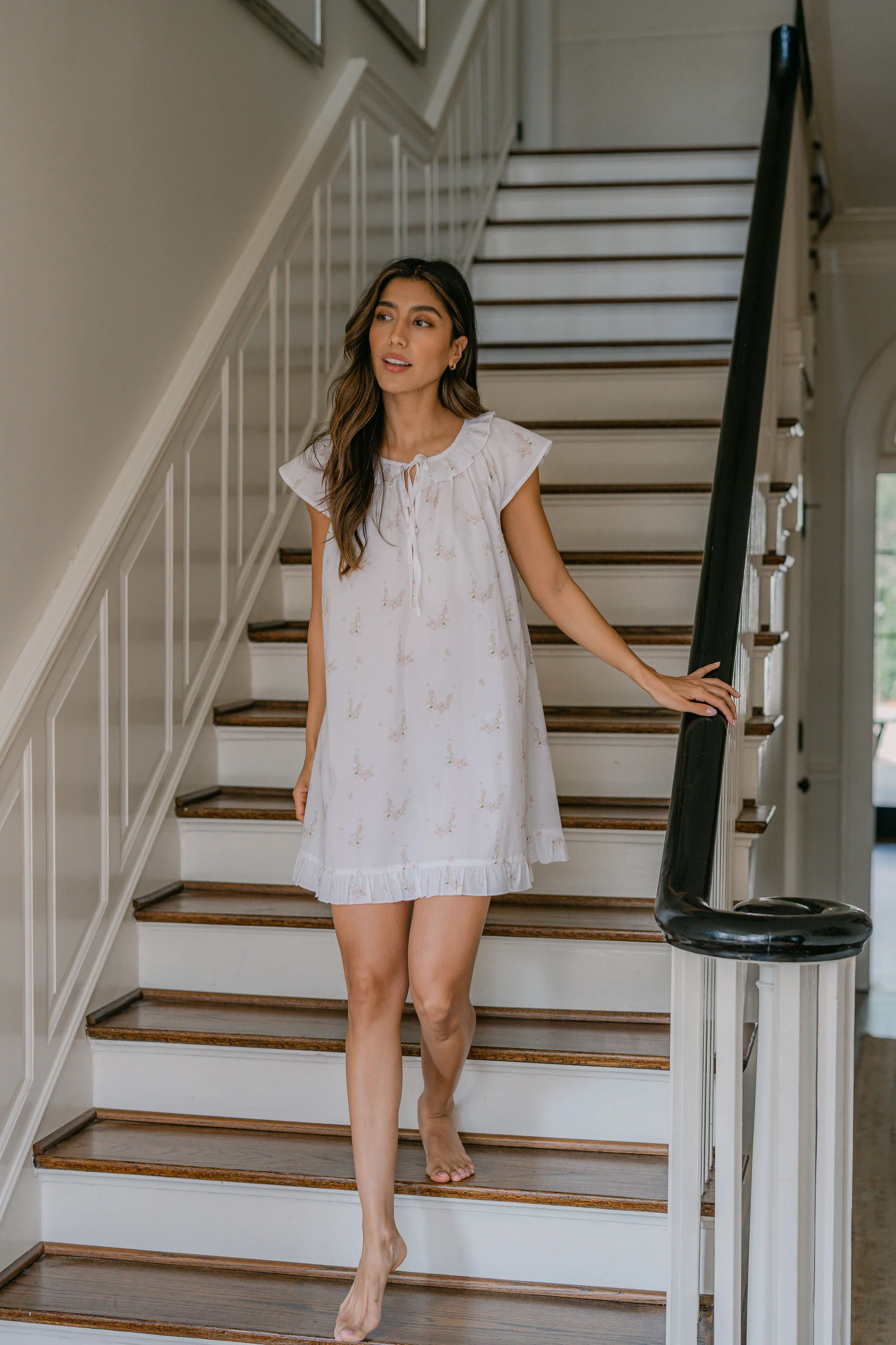 LUCY RUFFLE SHORT NIGHTGOWN - Image 3