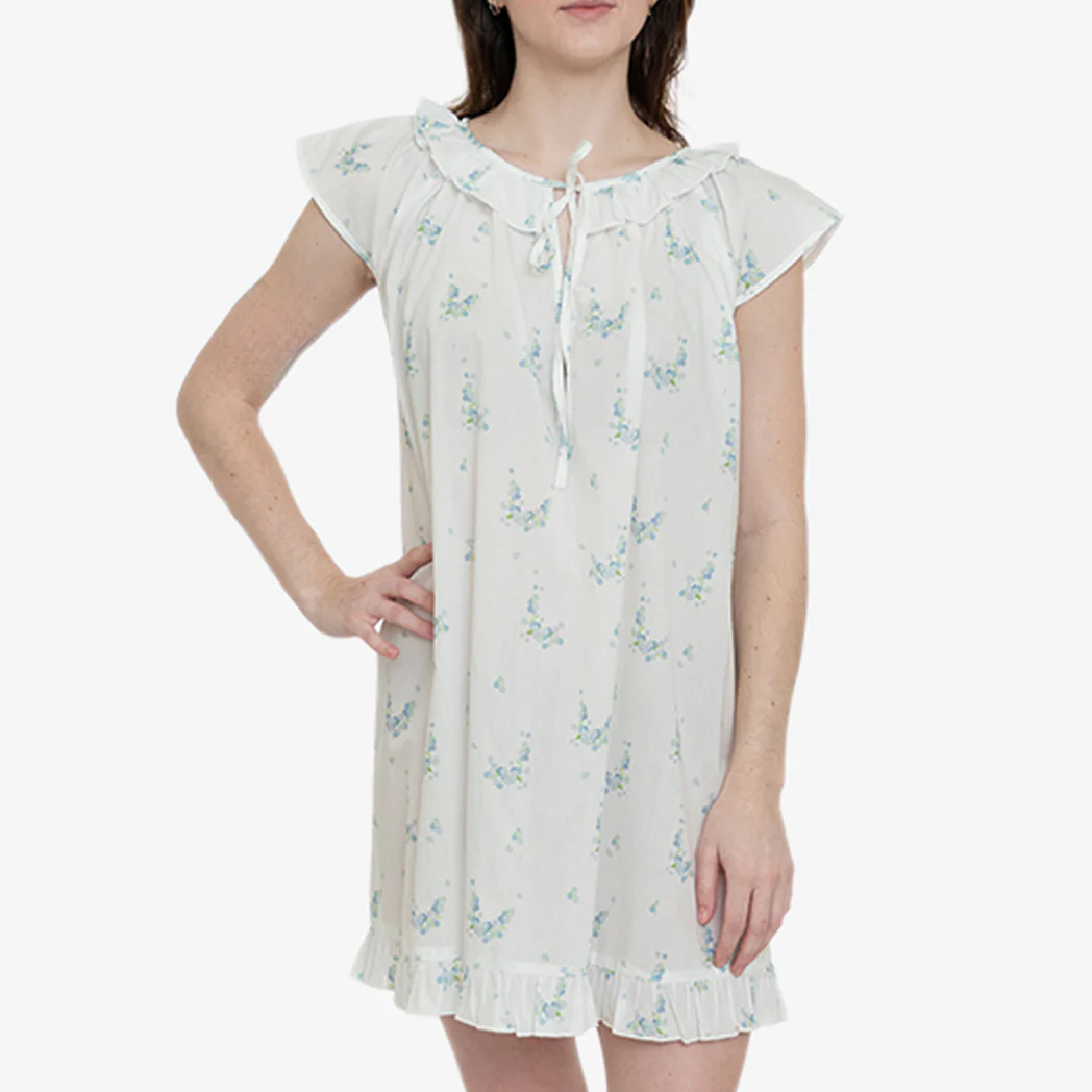 LUCY RUFFLE SHORT NIGHTGOWN - Image 9