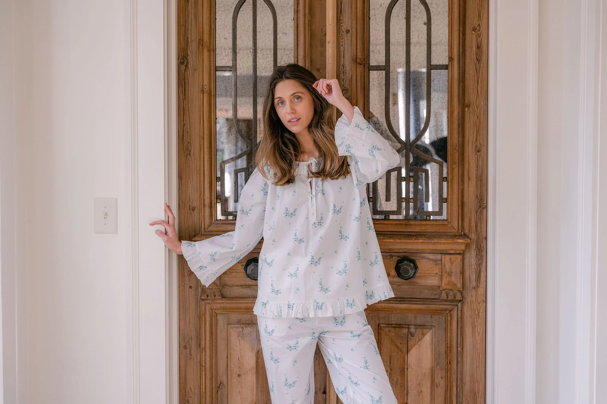 LUCY RUFFLE LONG PAJAMAS - Image 4