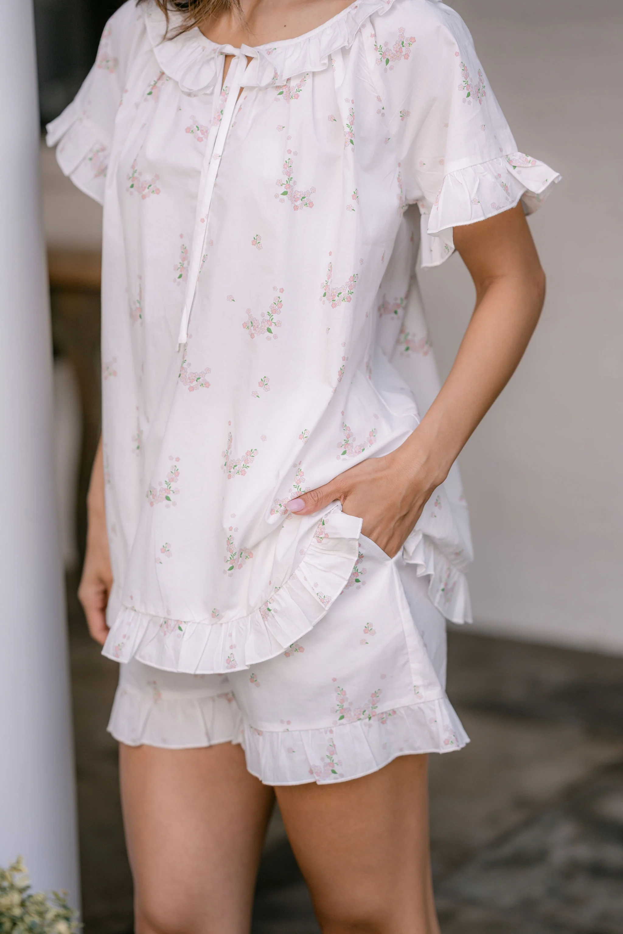 LUCY RUFFLE SHORT PAJAMAS - Image 12