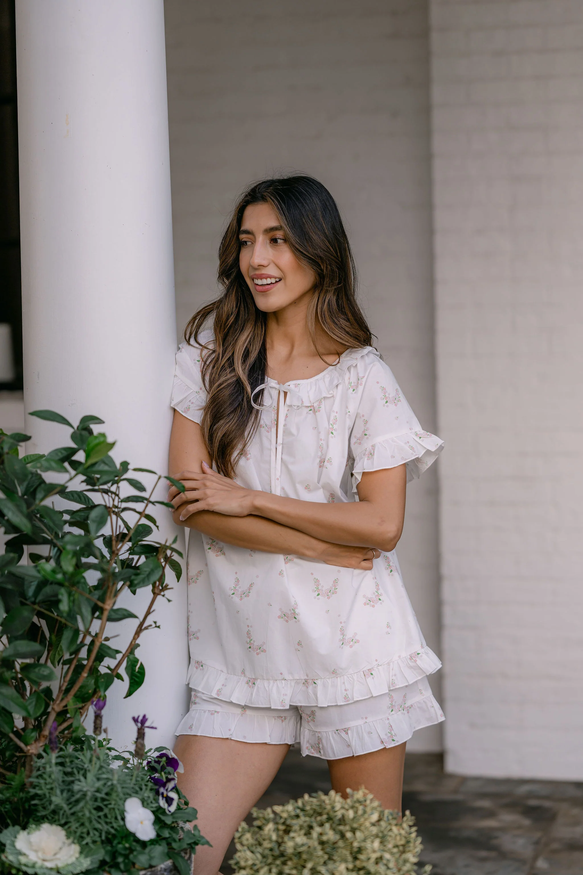 LUCY RUFFLE SHORT PAJAMAS - Image 3