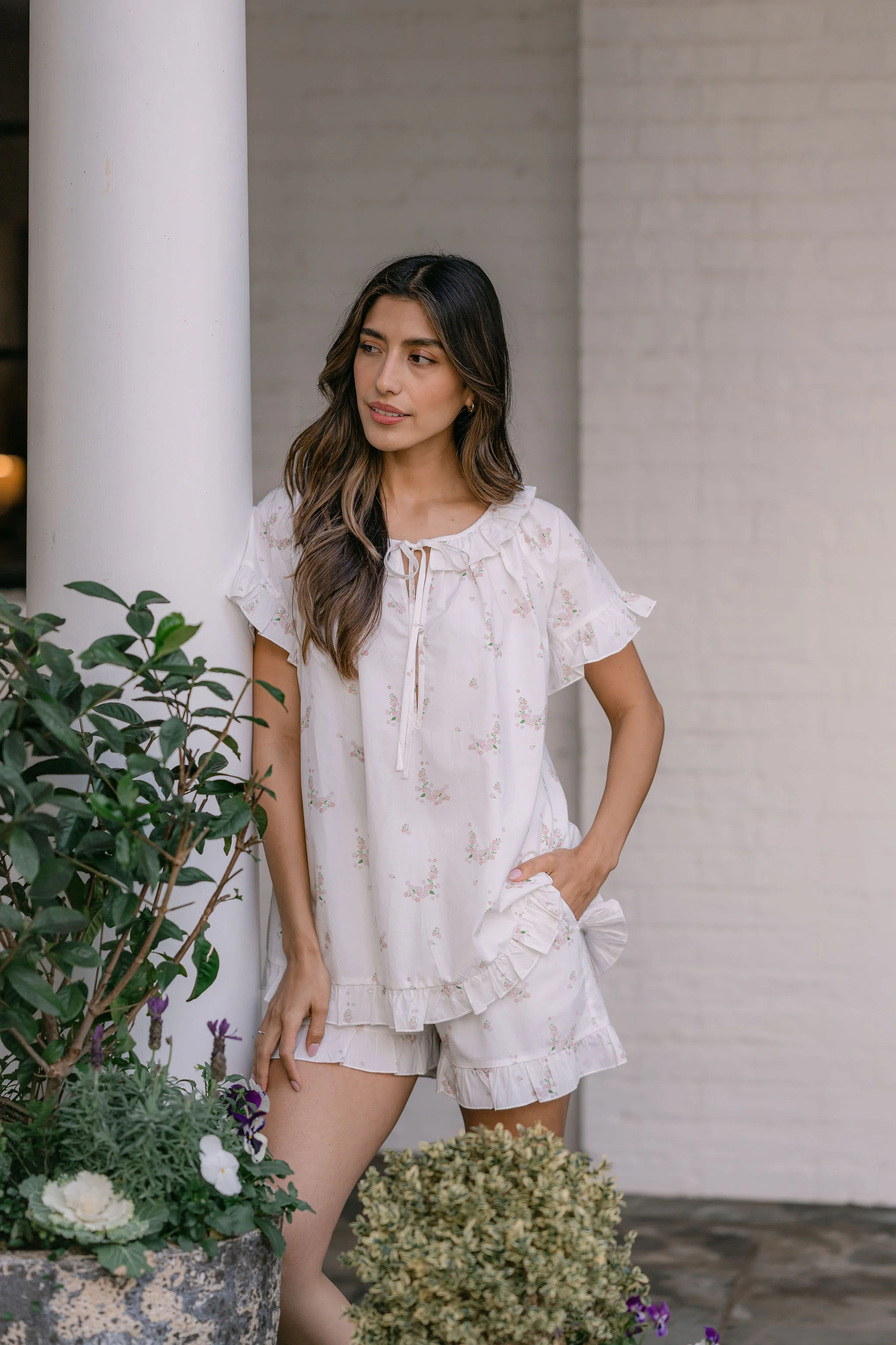 LUCY RUFFLE SHORT PAJAMAS - Image 8