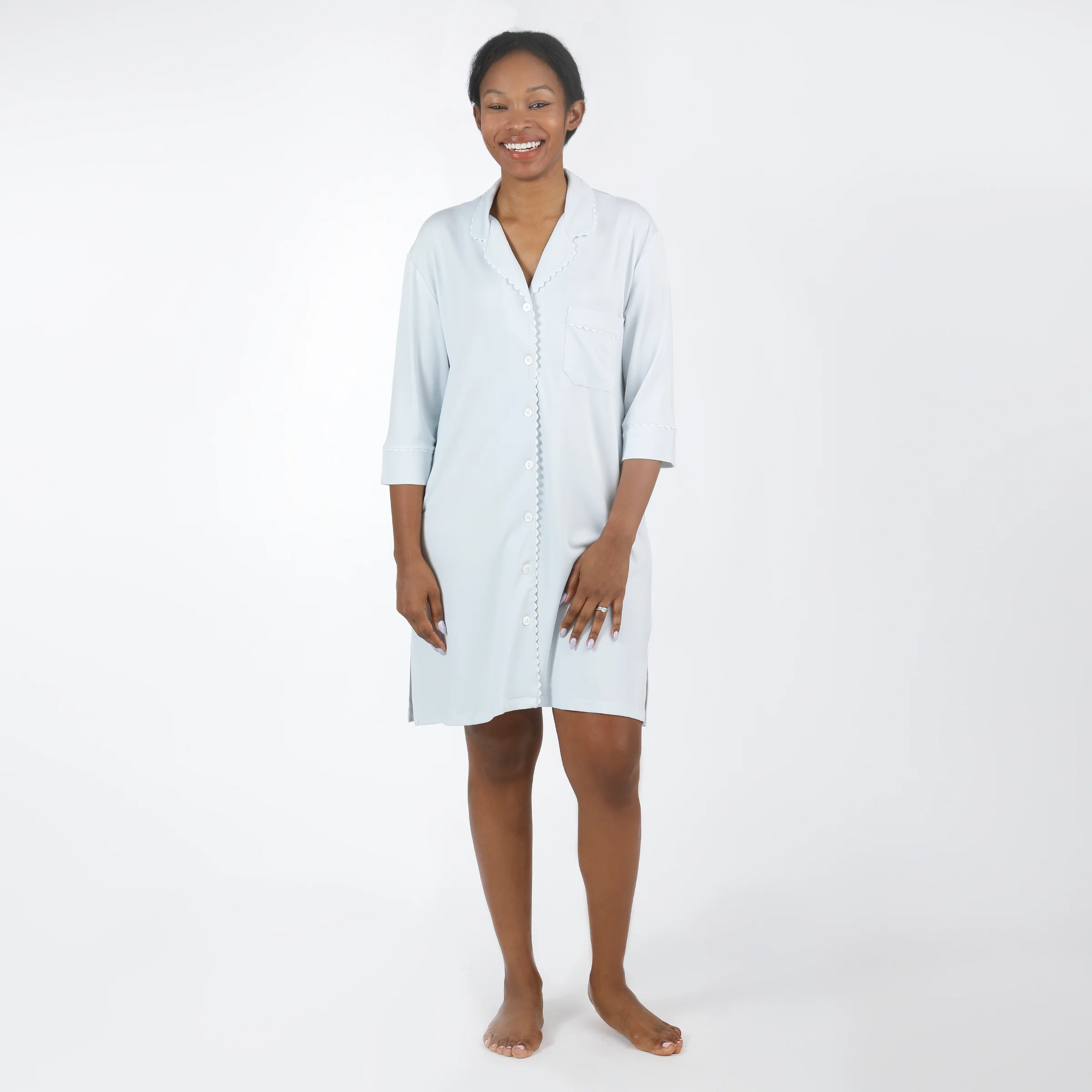WYNNE MODAL KNIT NIGHTSHIRT - Image 4