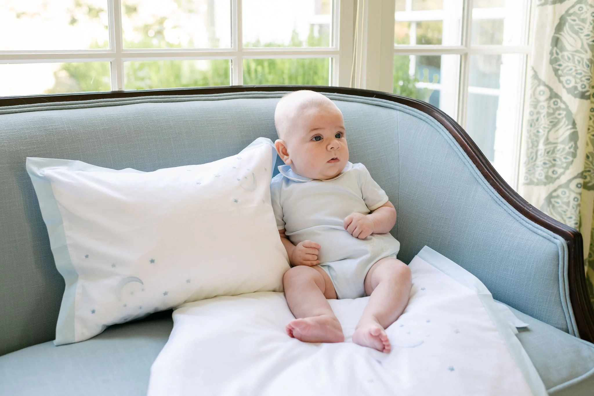 BABY OVER THE MOON COTTON PILLOW SHAM - Image 3