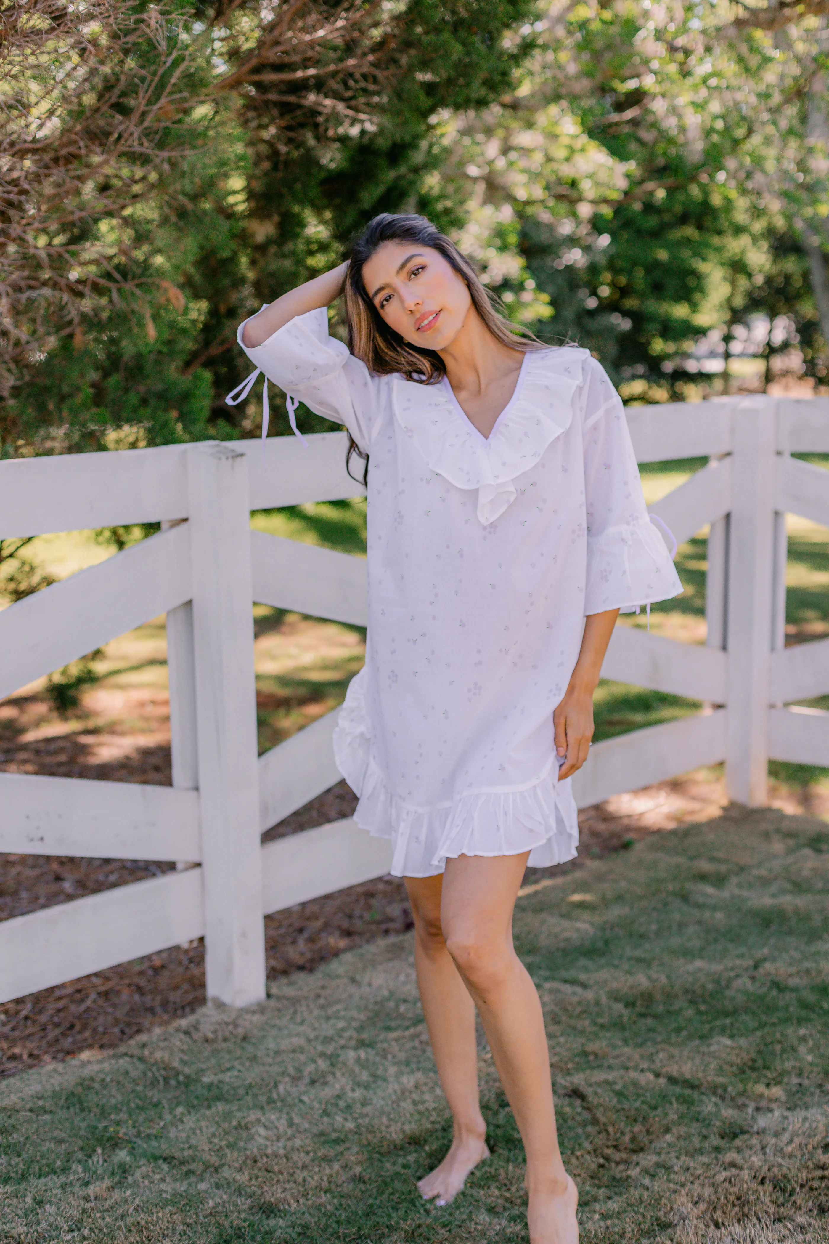 LUCY RUFFLE POET NIGHTSHIRT - Image 10