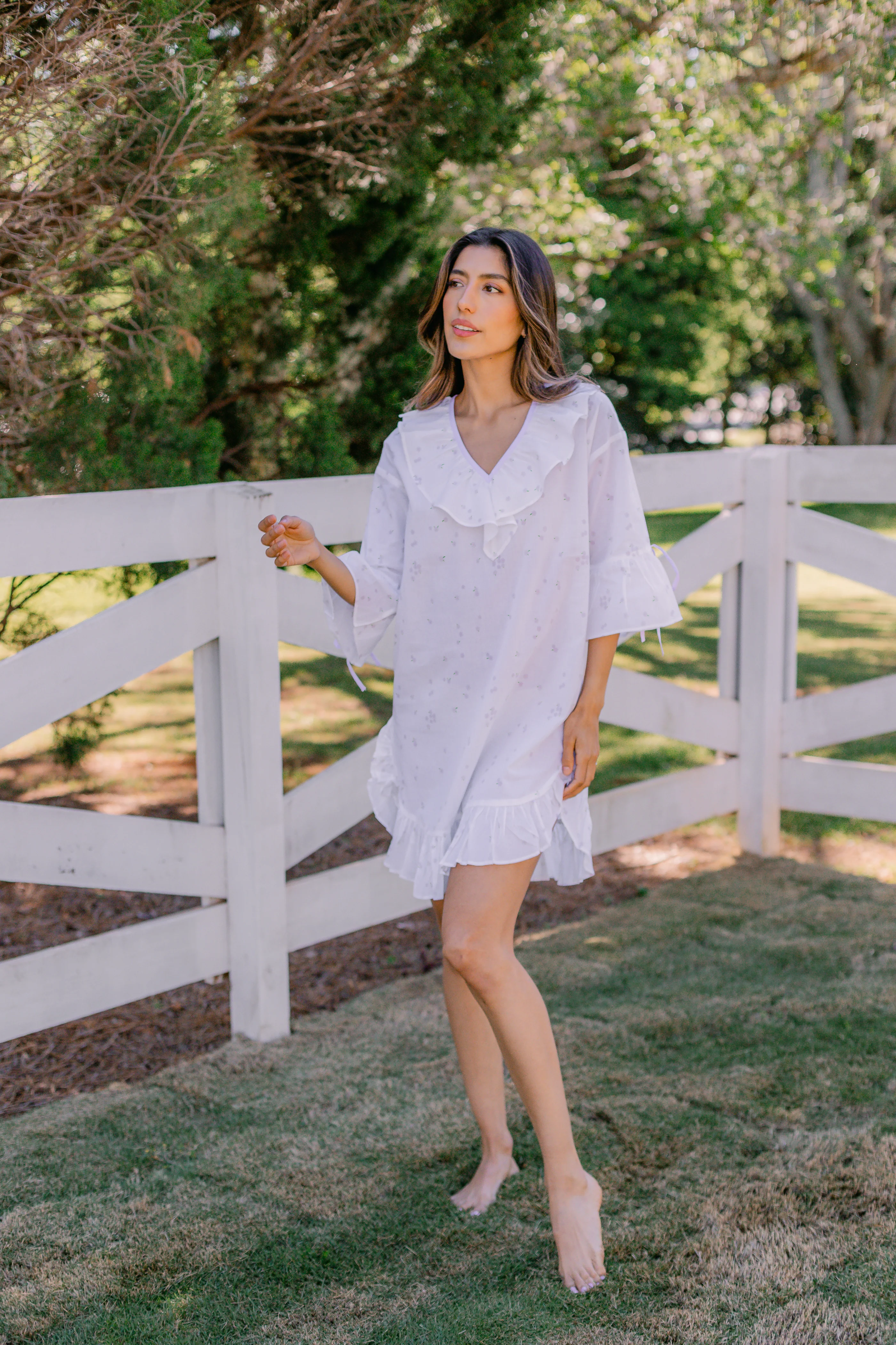 LUCY RUFFLE POET NIGHTSHIRT - Image 11