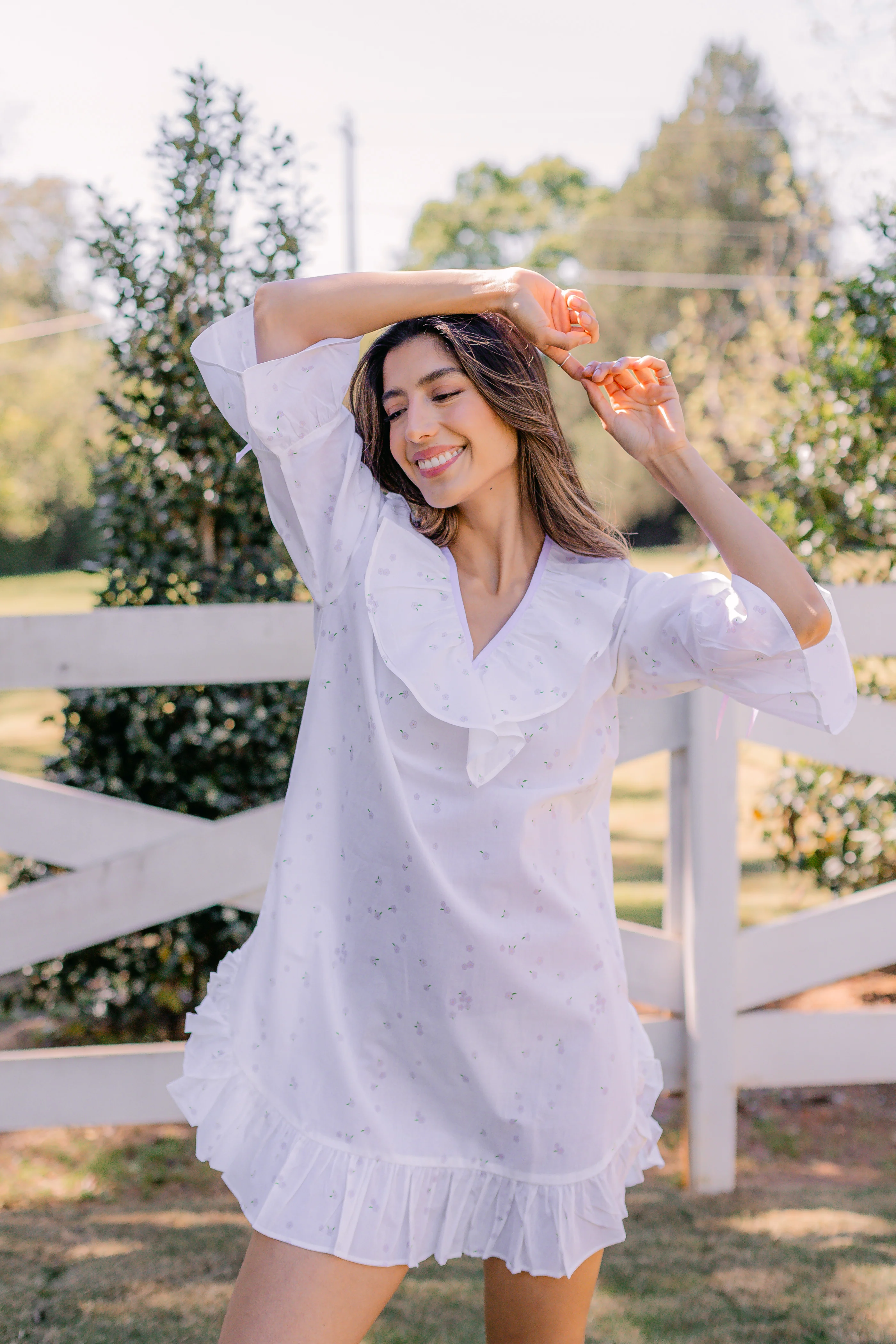 LUCY RUFFLE POET NIGHTSHIRT - Image 12