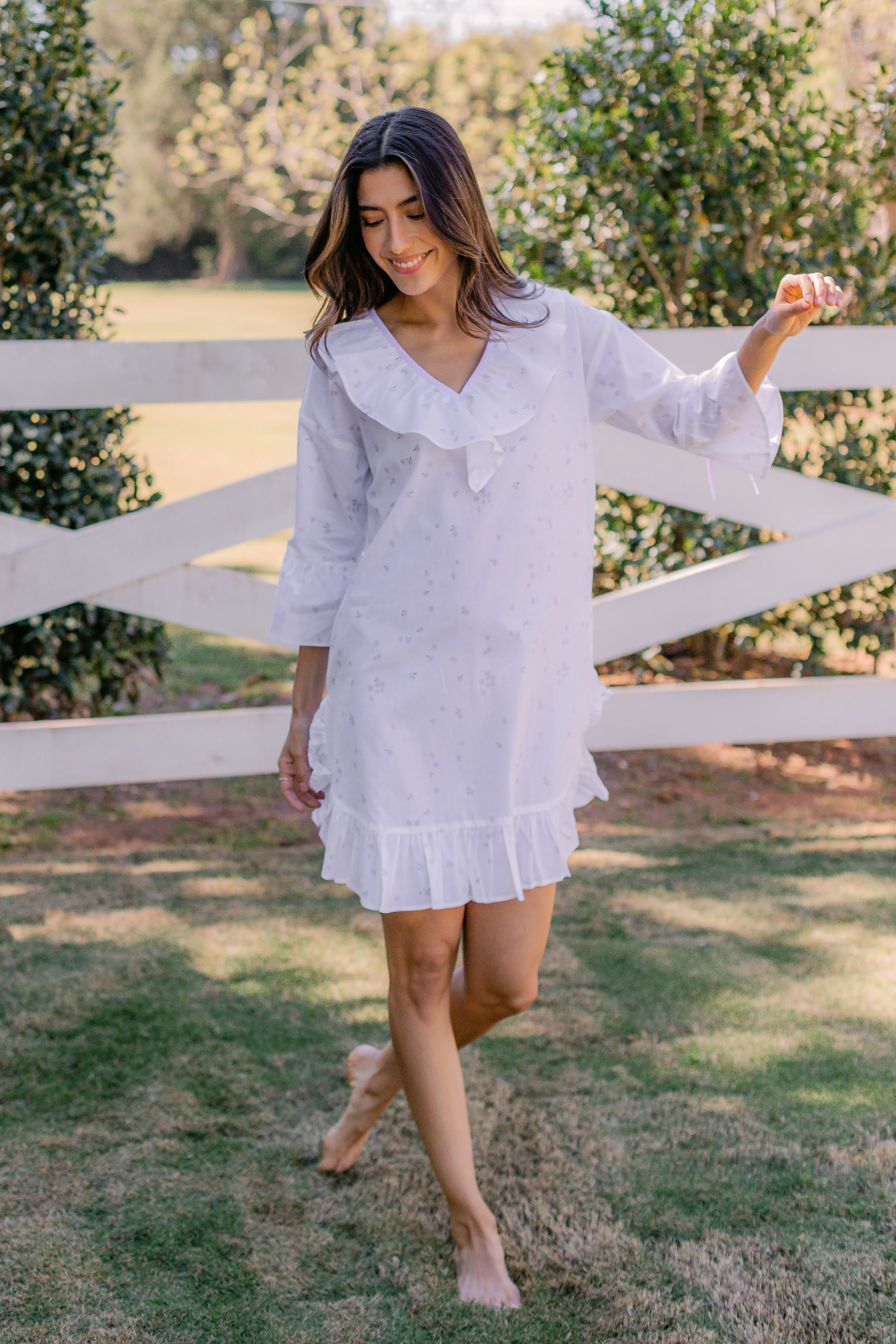 LUCY RUFFLE POET NIGHTSHIRT - Image 14