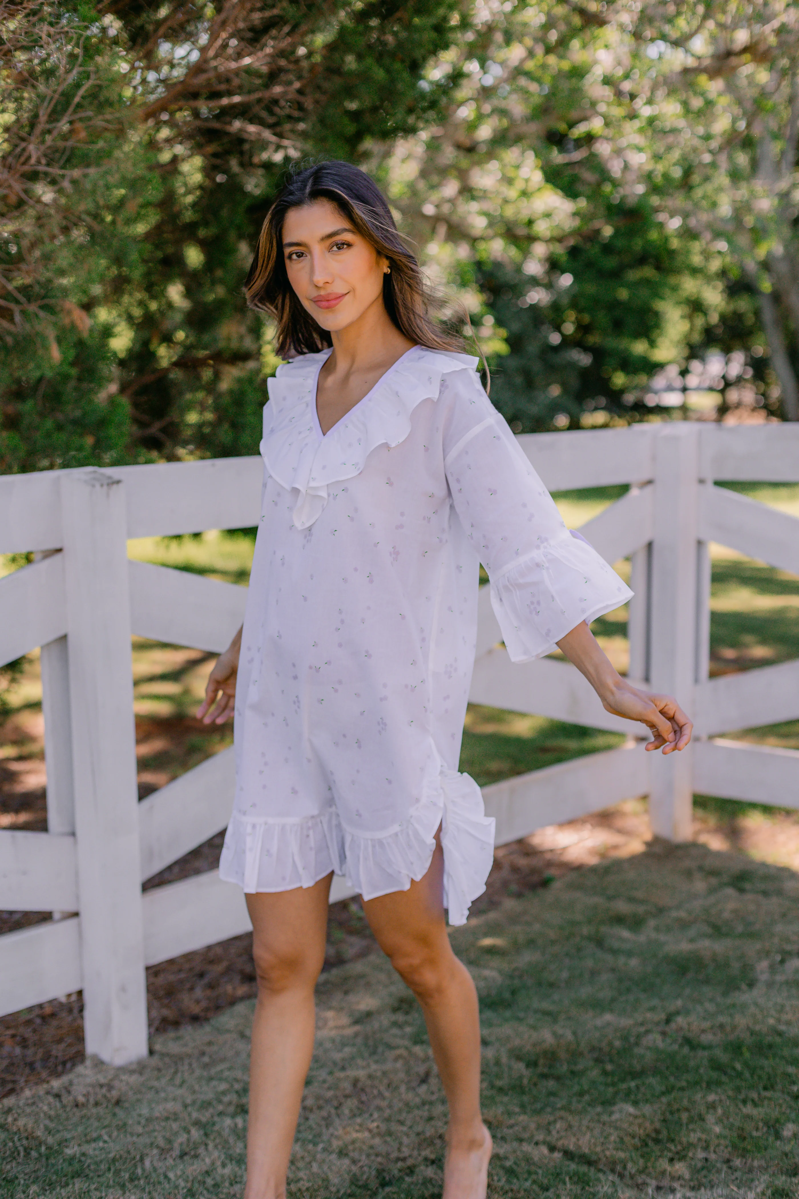 LUCY RUFFLE POET NIGHTSHIRT - Image 16
