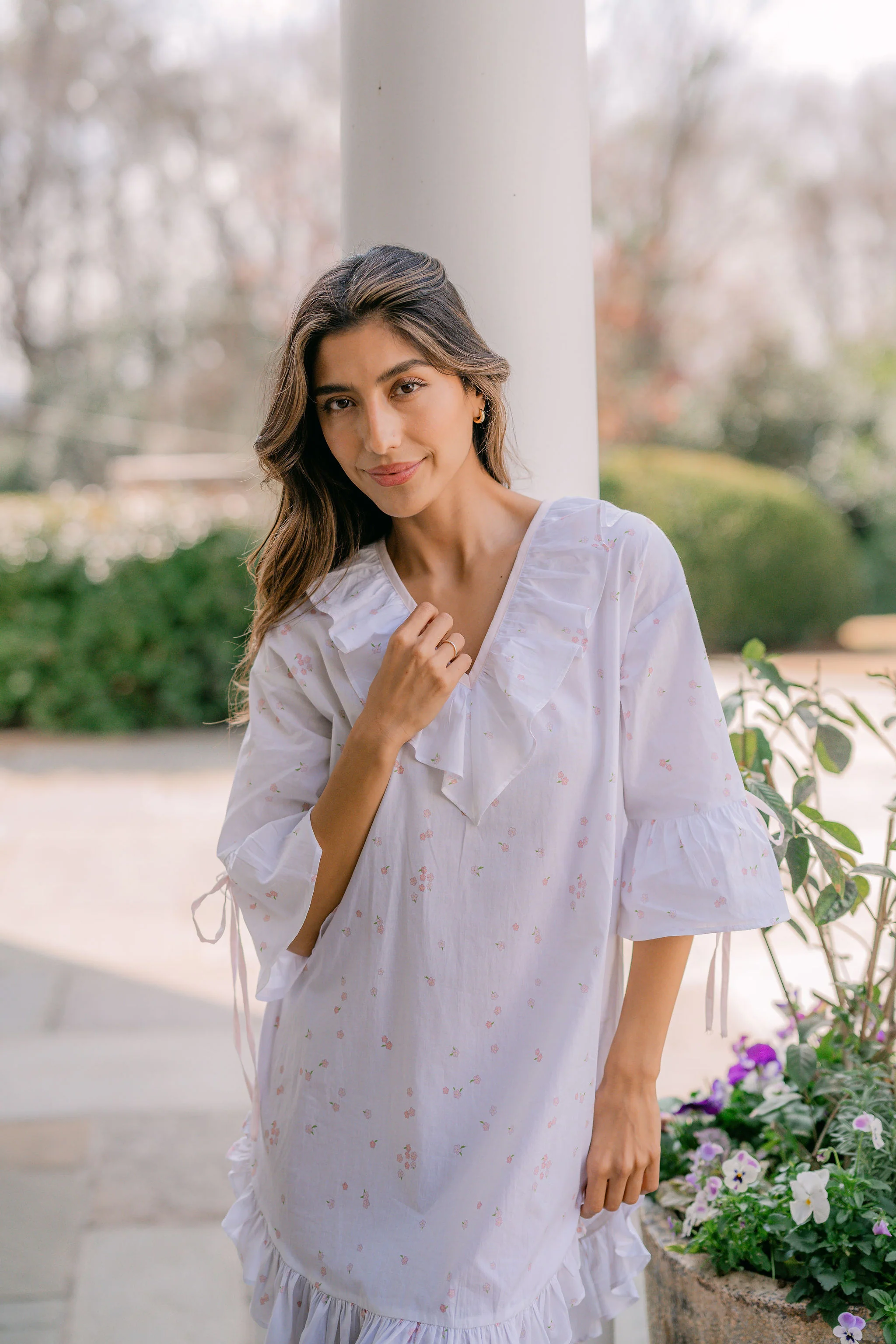LUCY RUFFLE POET NIGHTSHIRT - Image 3