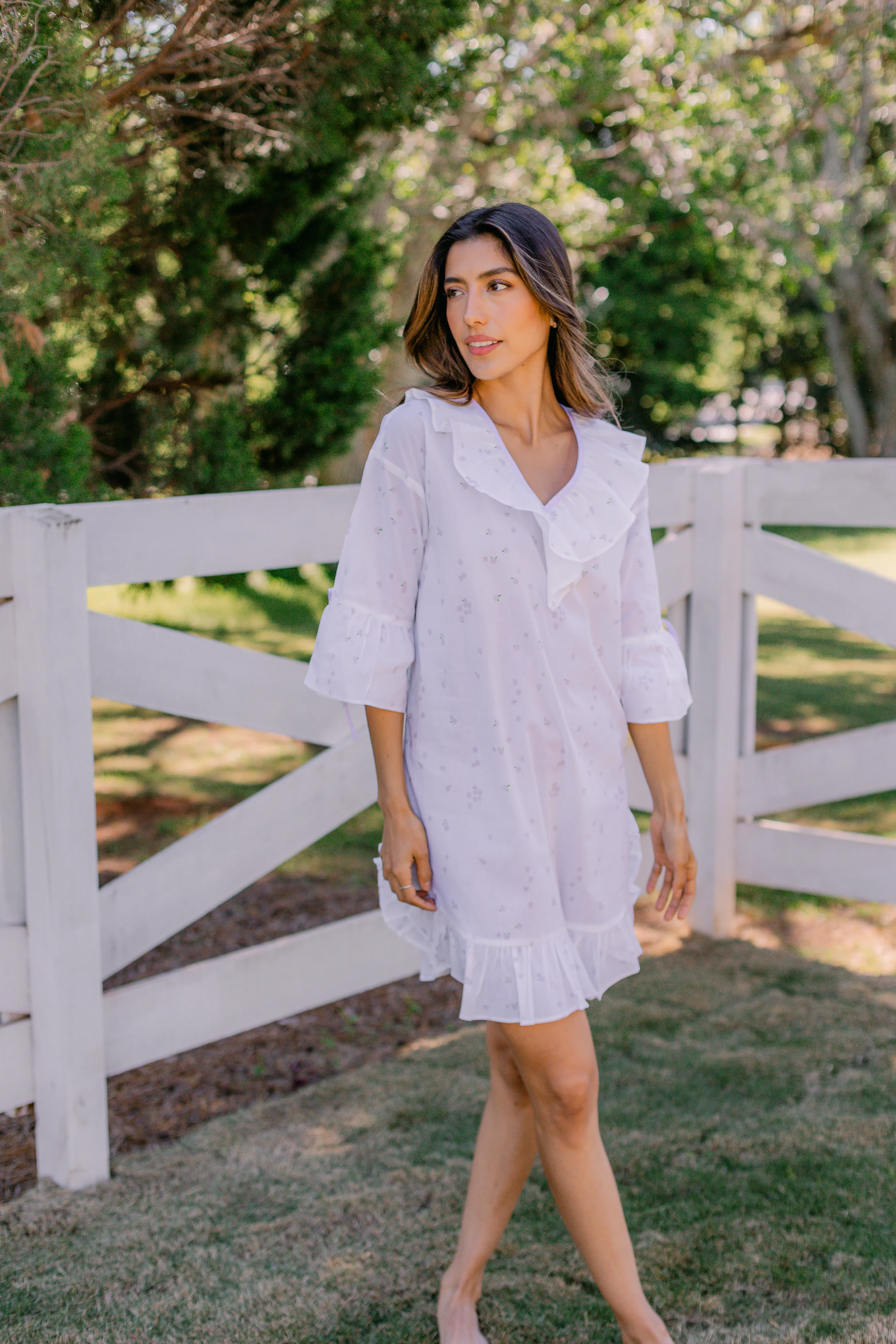 LUCY RUFFLE POET NIGHTSHIRT - Image 5
