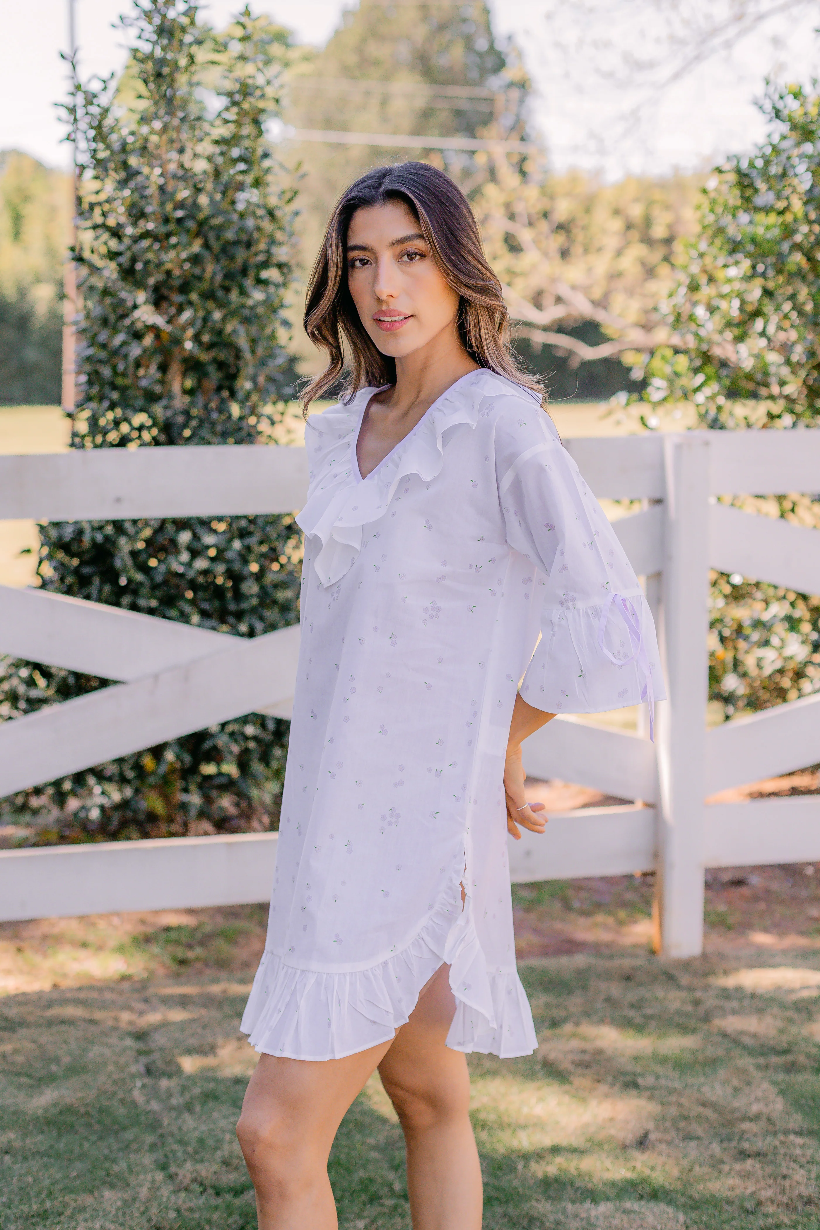 LUCY RUFFLE POET NIGHTSHIRT - Image 8