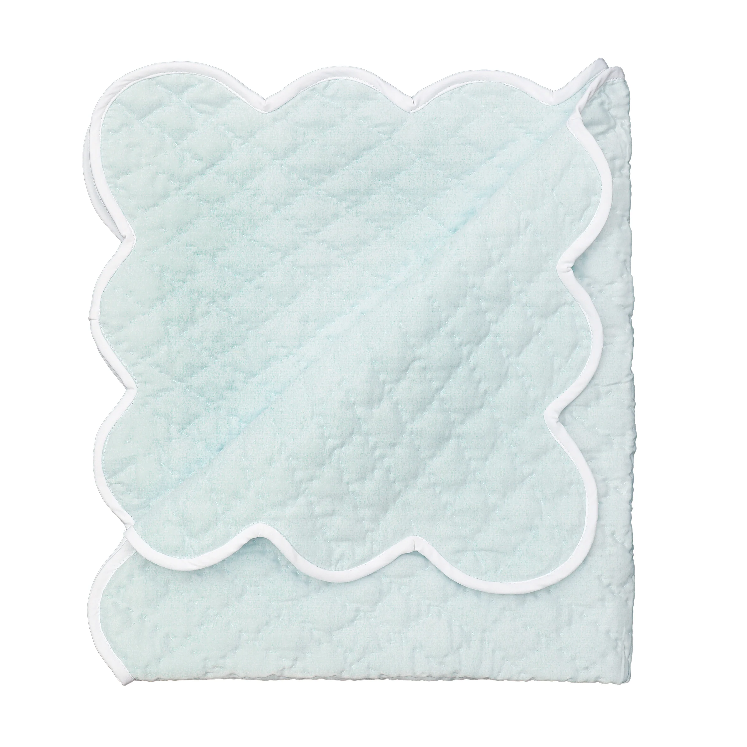 BABY HAND QUILTED SATIN BLANKET - Image 6