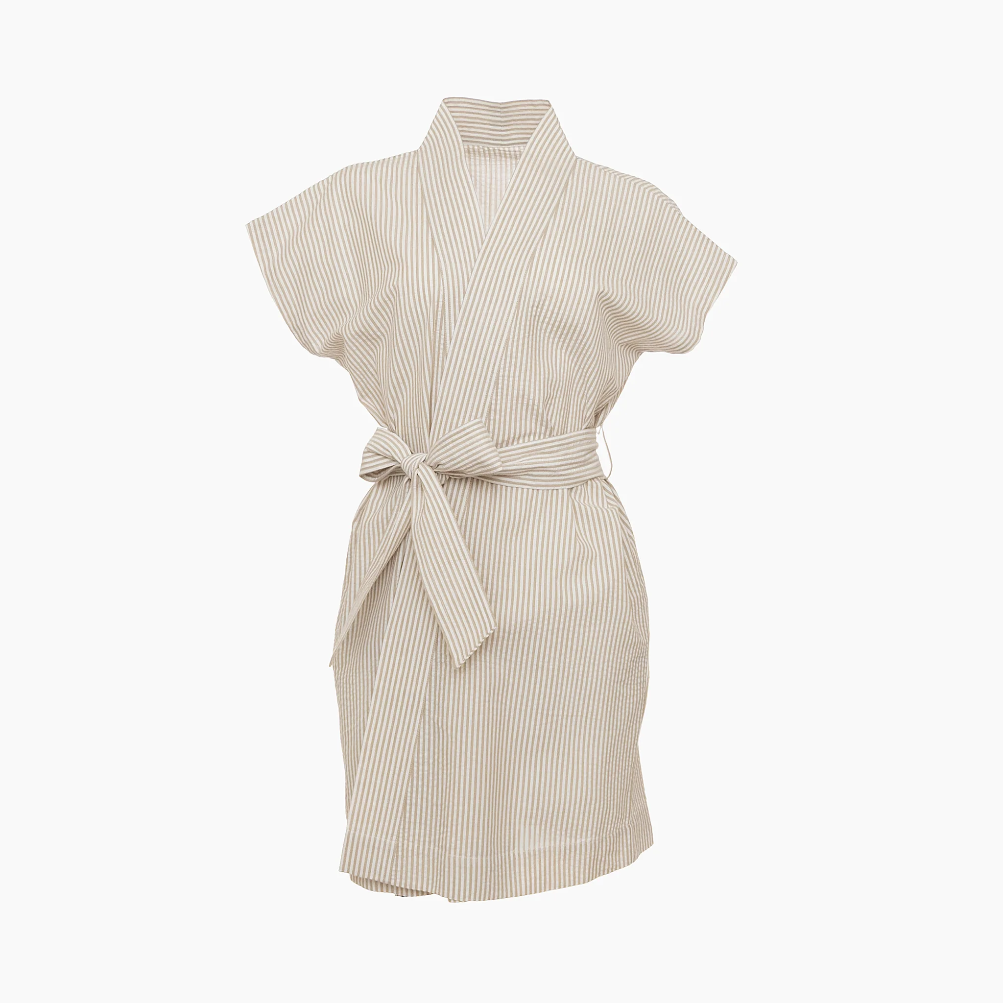 SEERSUCKER SHORT ROBE