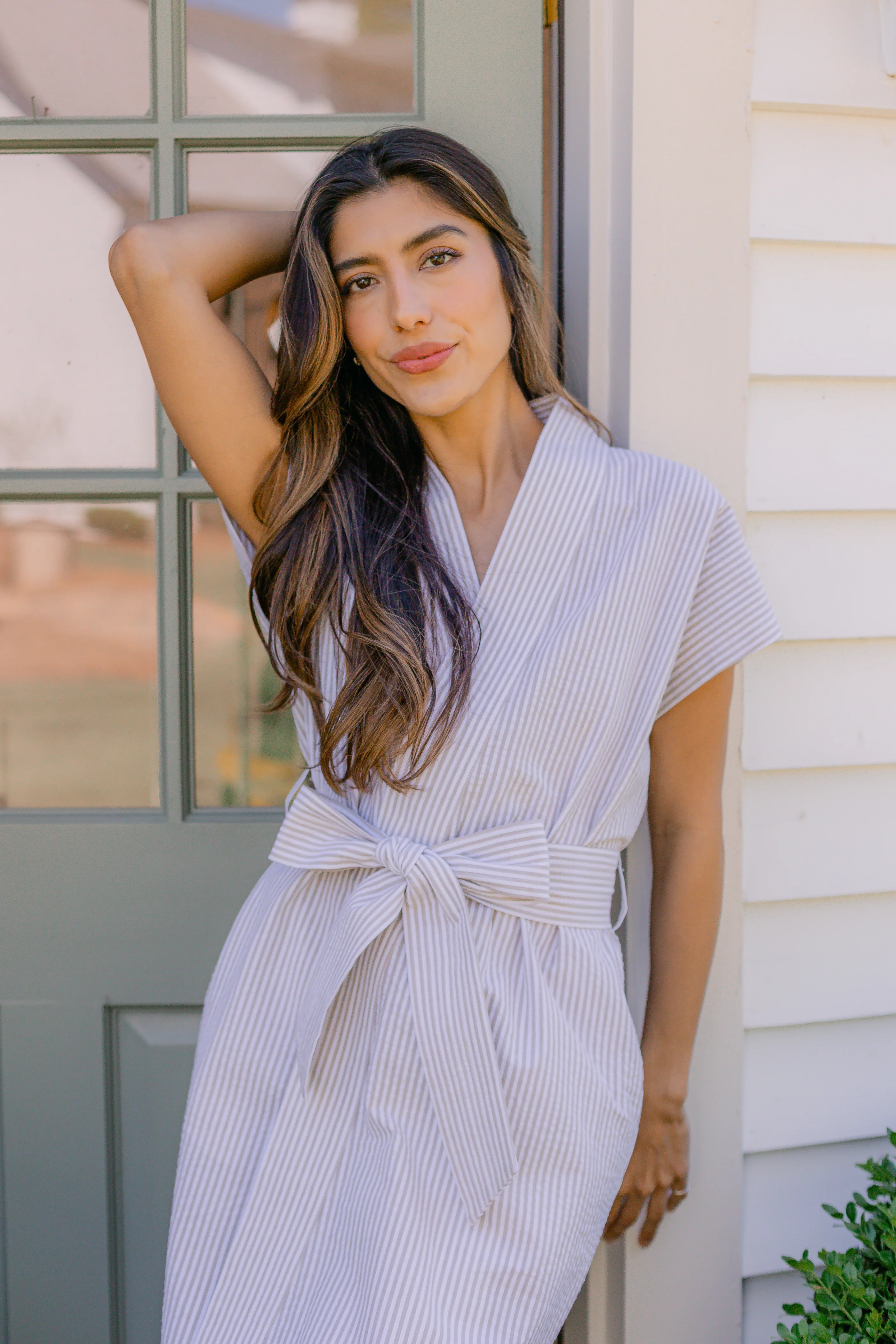 SEERSUCKER SHORT ROBE - Image 17
