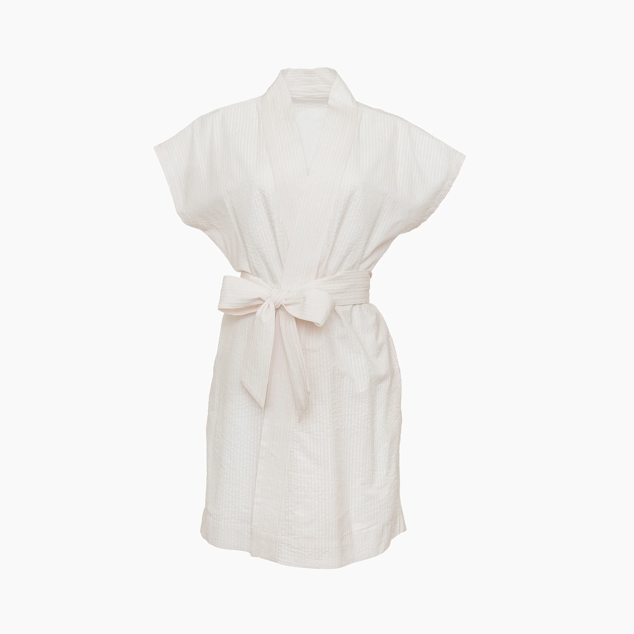 SEERSUCKER SHORT ROBE - Image 2