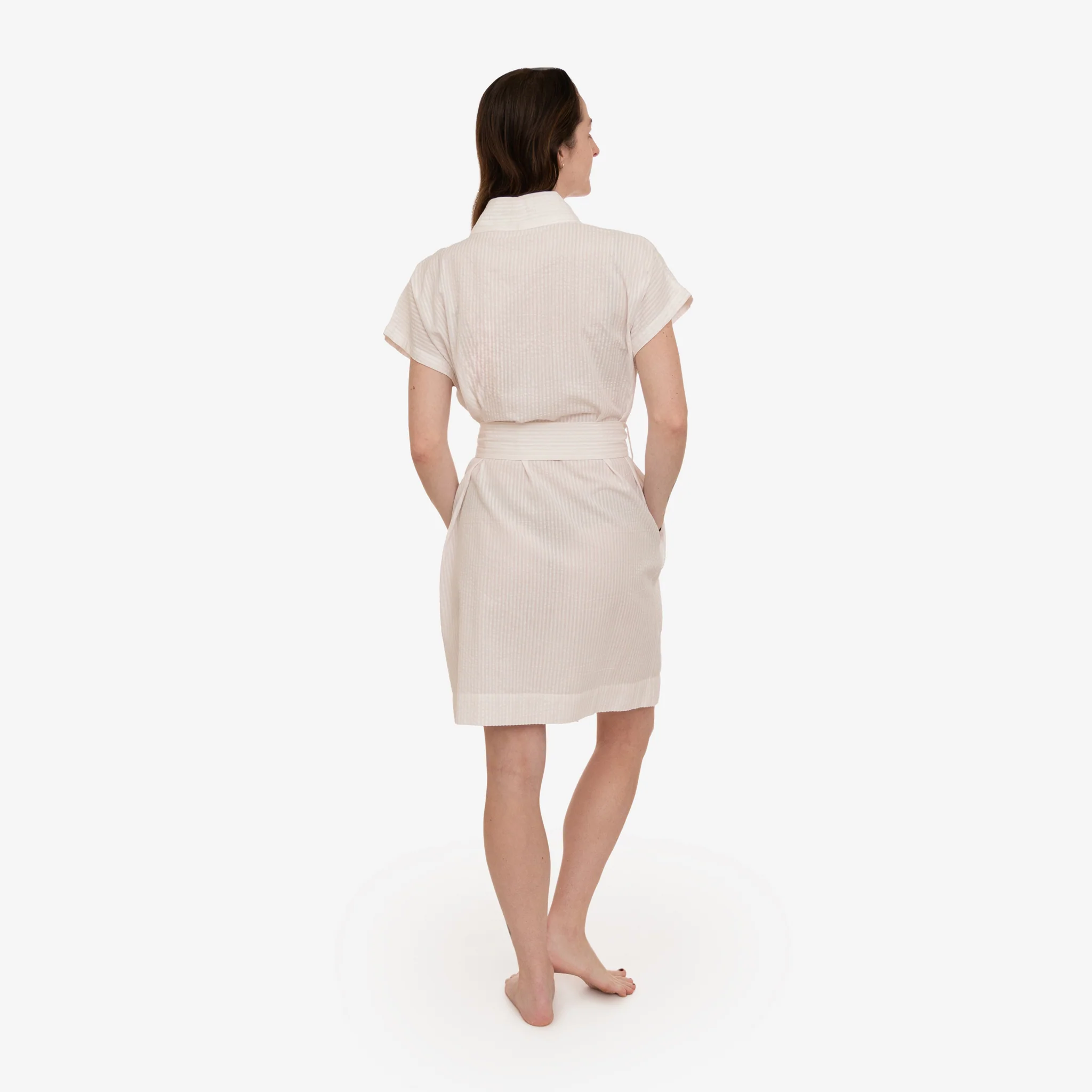 SEERSUCKER SHORT ROBE - Image 20
