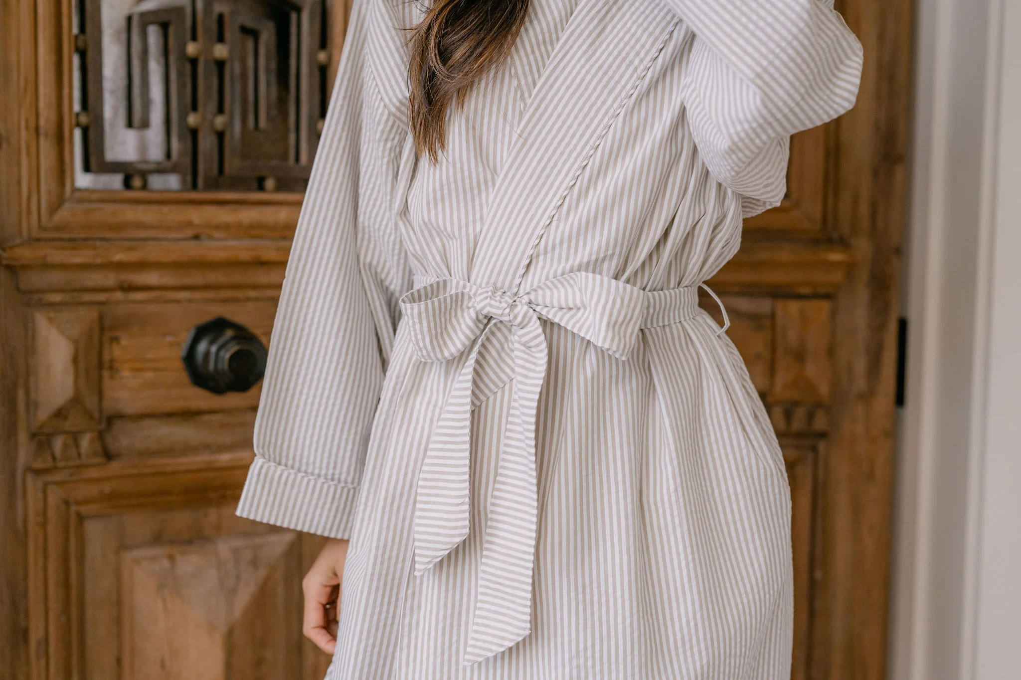 SEERSUCKER UNISEX ROBE - Image 14